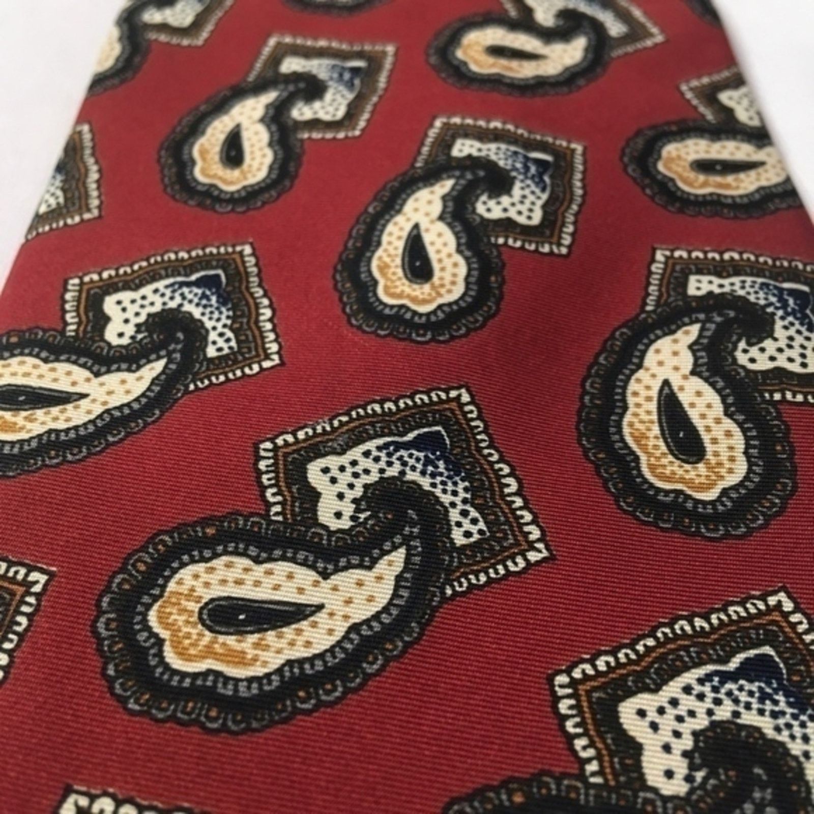 Robert Talbott × Vintage Vintage Robert Talbott for Woods Paisley Silk Tie Size ONE SIZE - 6 Thumbnail