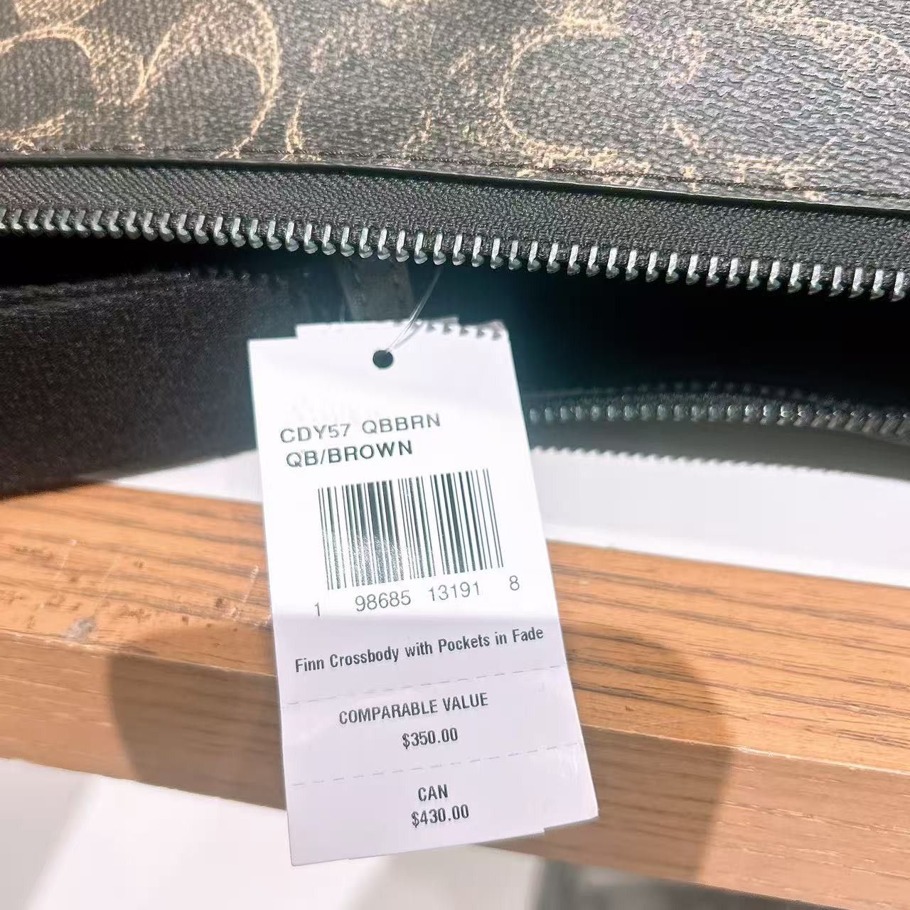 Coach Finn Crossbody Bag Pockets Loved Signature Canvas CDY57 Size ONE SIZE - 9 Thumbnail