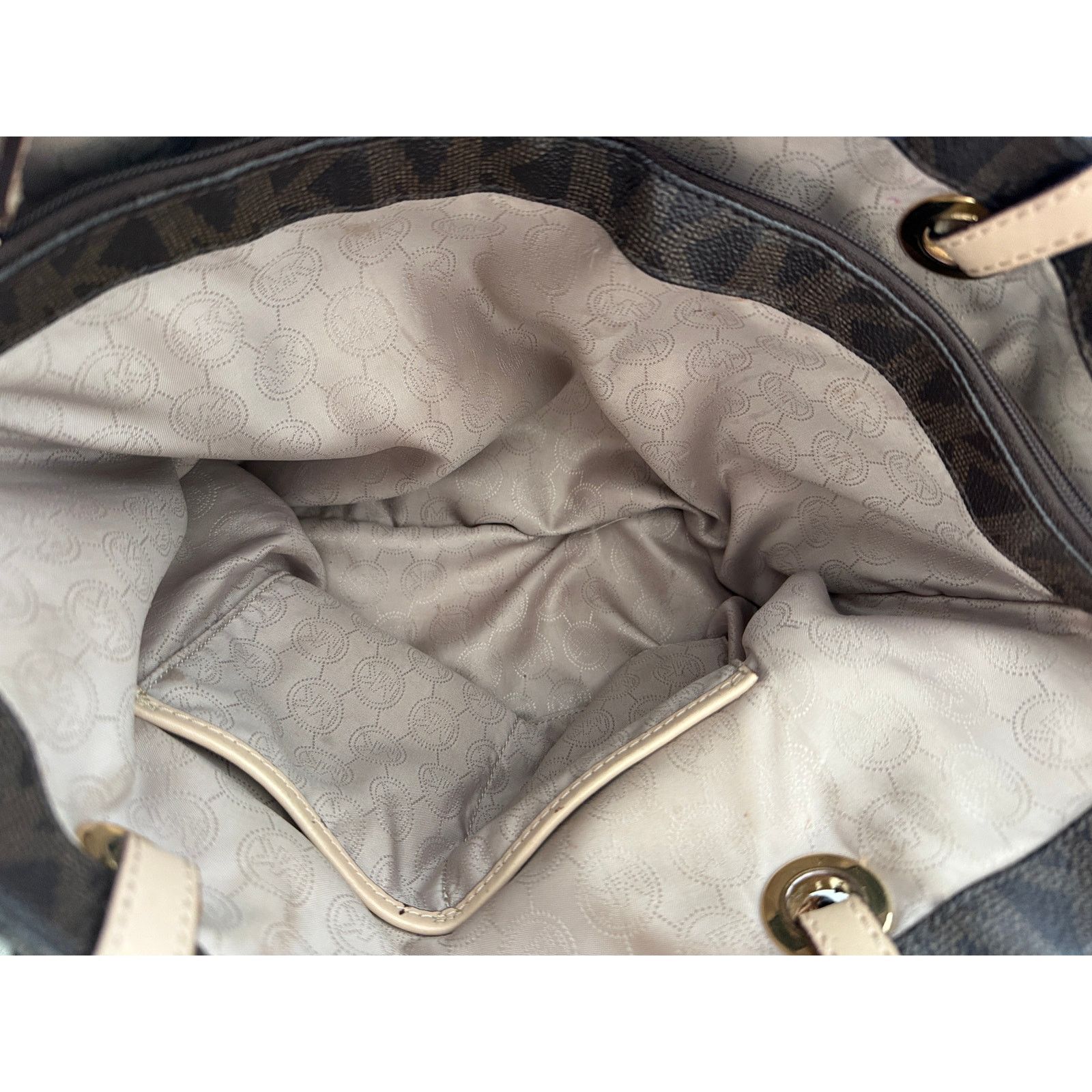 Michael Kors Michael Kors Signature Brown Logo Tote AS IS Size ONE SIZE - 2 Thumbnail