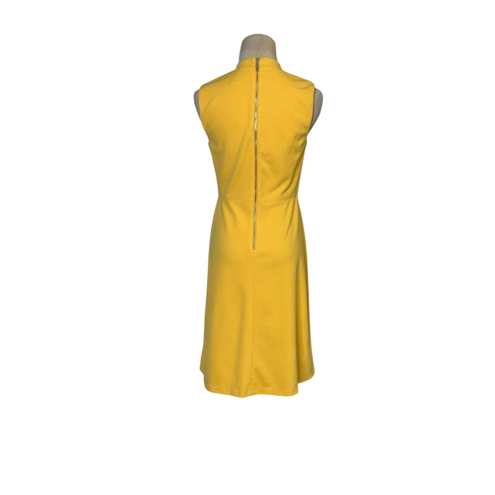 Tommy Hilfiger Tommy Hilfiger yellow crepe summer dress size 2 Size XS / US 0-2 / IT 36-38 - 20 Thumbnail