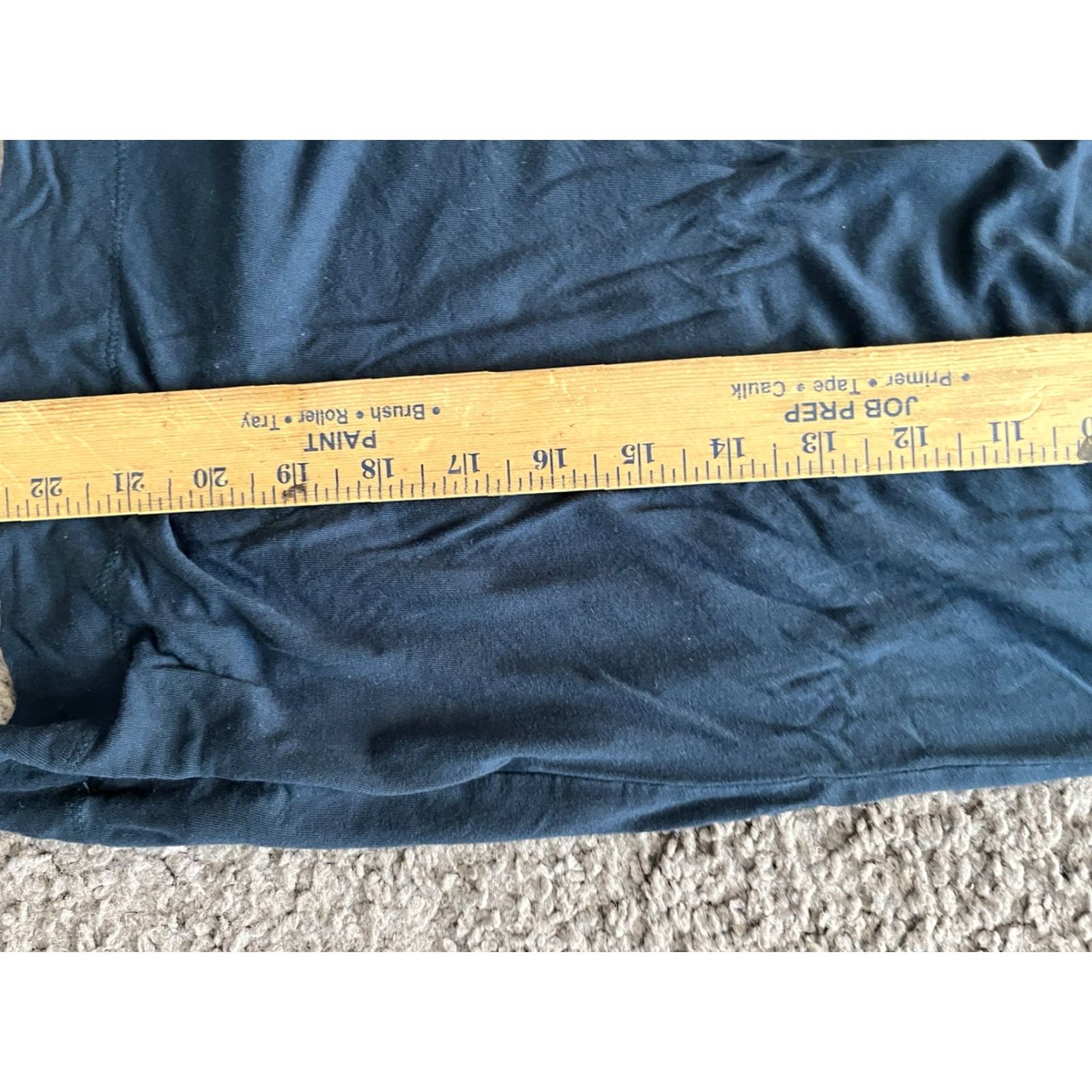 Gap Gap Blue Teal Long Sleeve Oversized Casual Blouse Shirt Womens L Blue Rayon Knit Tee Size L / US 10 / IT 46 - 5 Thumbnail
