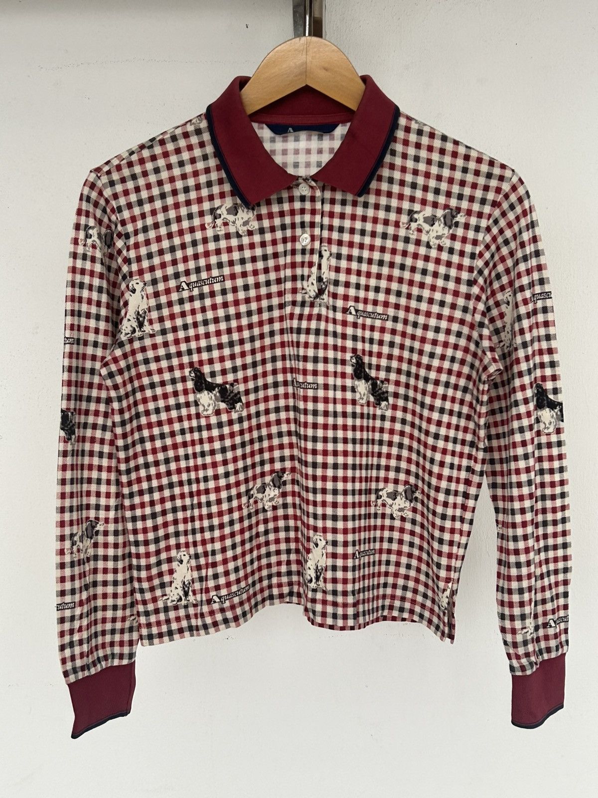 Aquascutum Aquascutum Polo Checkered Tee Size XS / US 0-2 / IT 36-38 - 1 Thumbnail