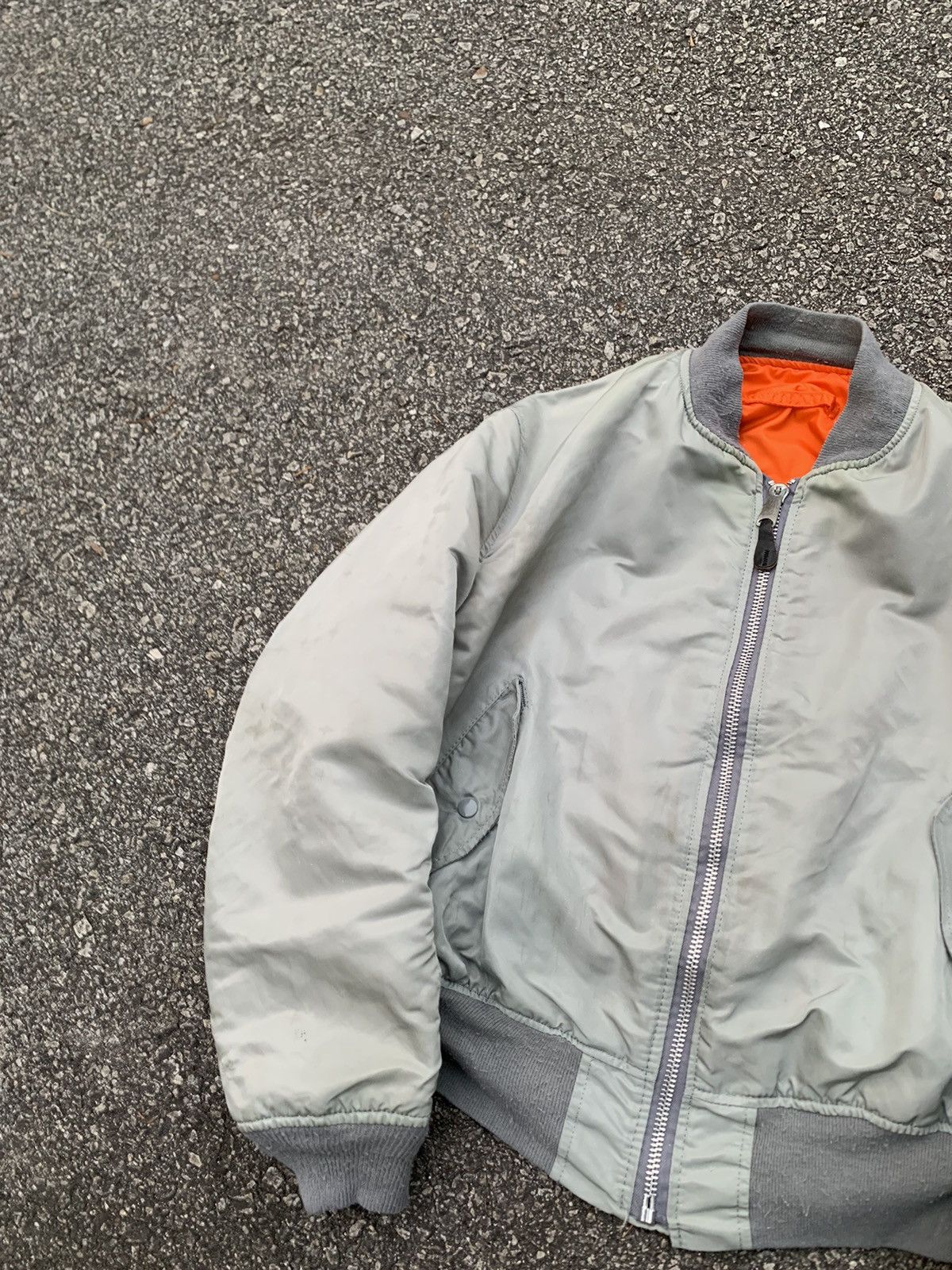 Alpha Industries 🪖VINTAGE ALPHA INDUSTRIES MA-1 FLYERS BOMBER JACKET Size US L / EU 52-54 / 3 - 6 Thumbnail