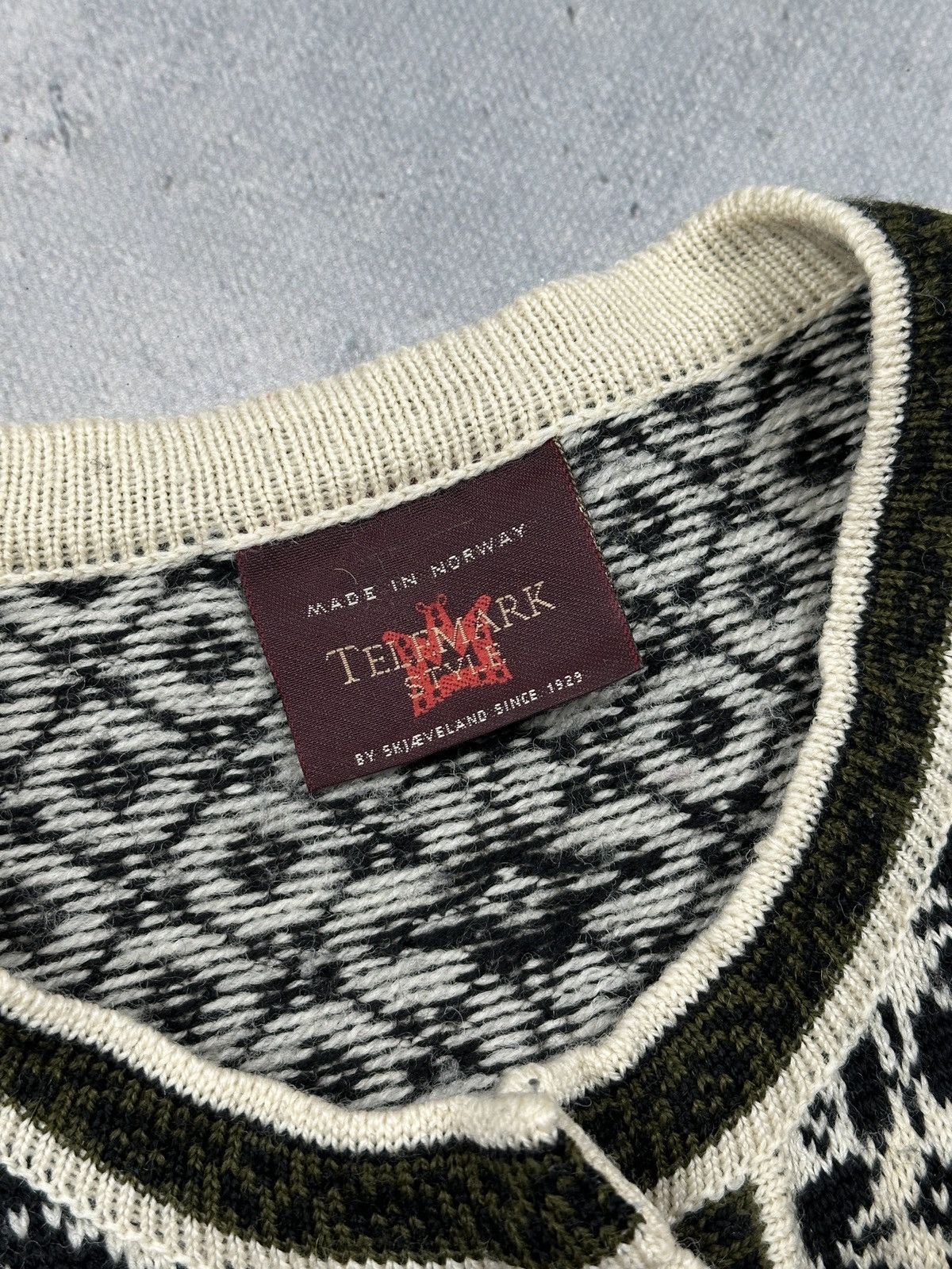 Dale Of Norway Vintage Norwegian Telemark Pure Wool Nordic Cardigan Size L / US 10 / IT 46 - 9 Thumbnail