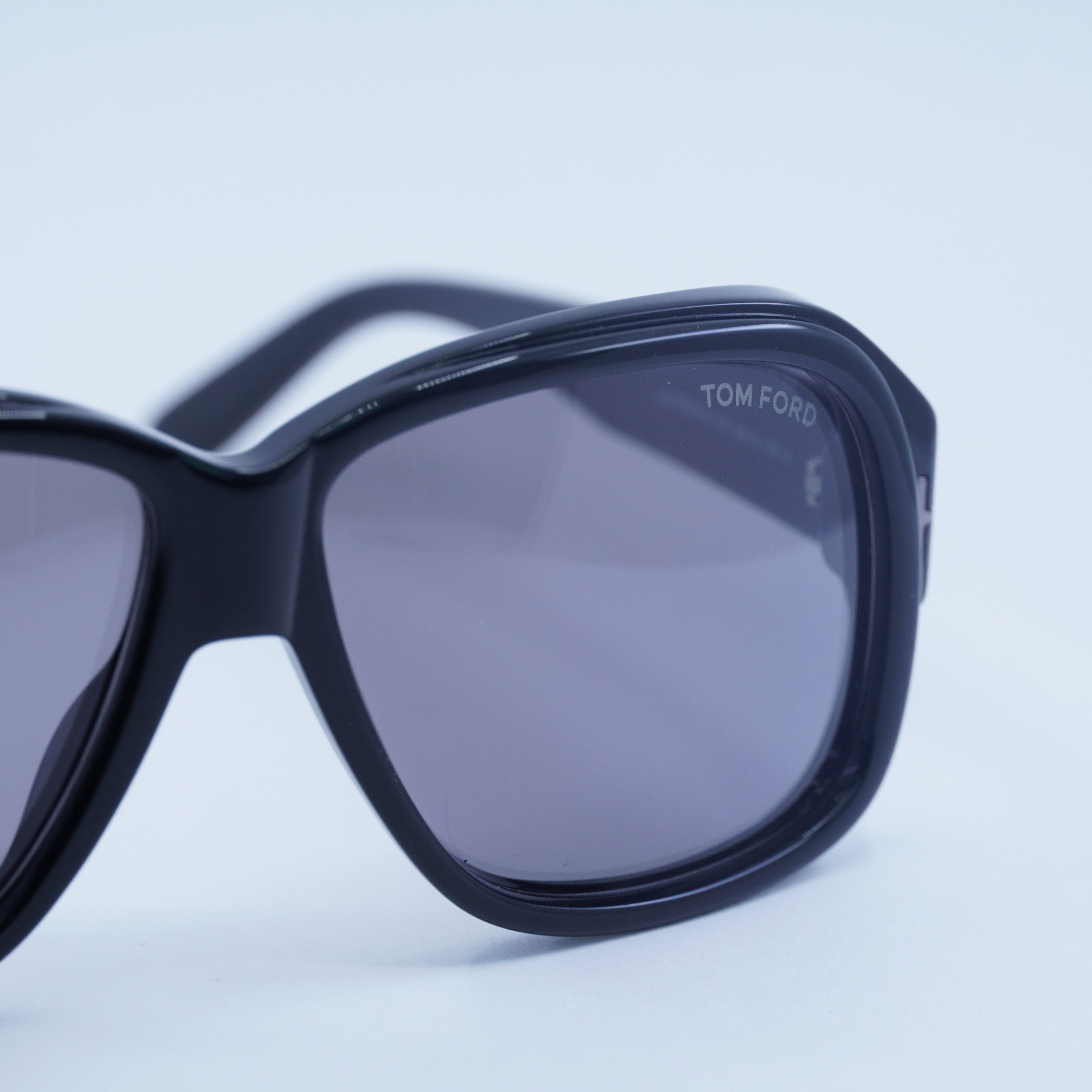 Tom Ford New Tom Ford Lyle FT0837-N 01C Sunglasses Black Square Frame Size ONE SIZE - 2 Thumbnail