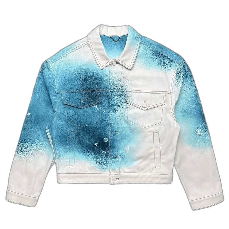 Louis Vuitton Starry Paint Splash Denim Jacket