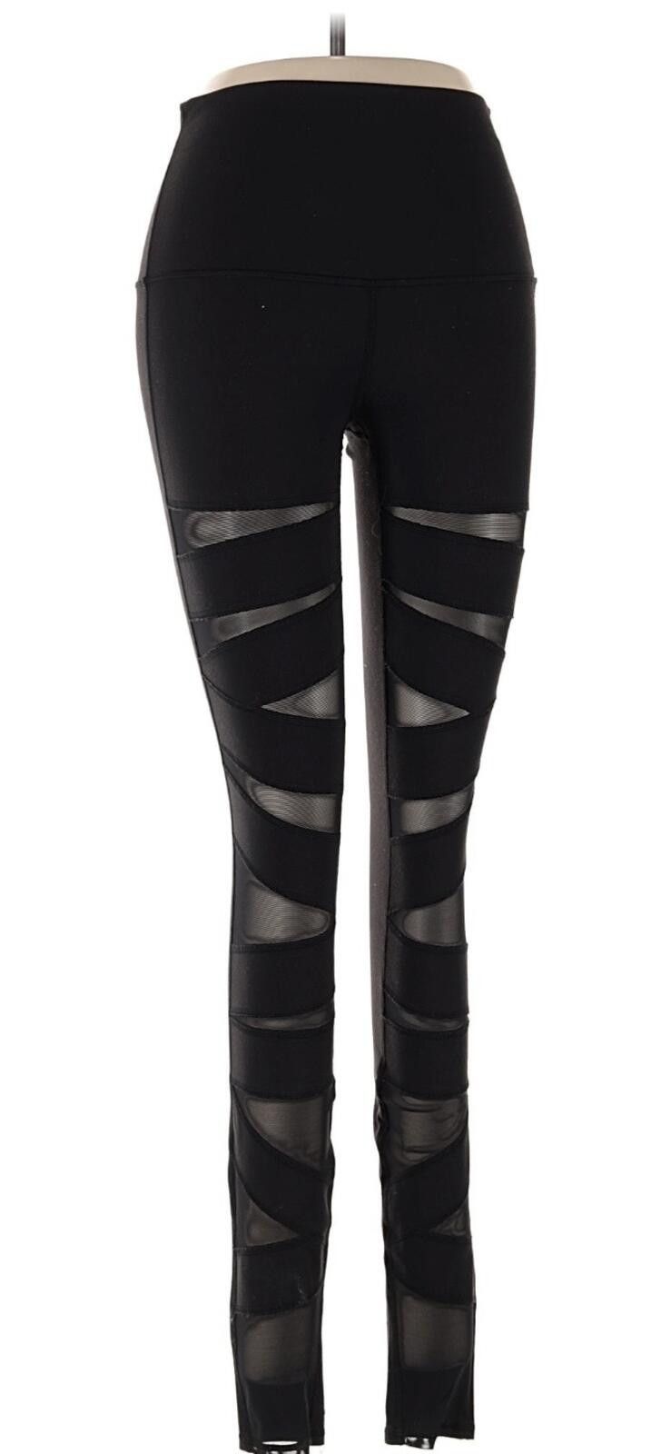 Lululemon Lululemon Athletica Black High Rise Waist Leggings Size 6 Size 28" / US 6 / IT 42 - 3 Thumbnail