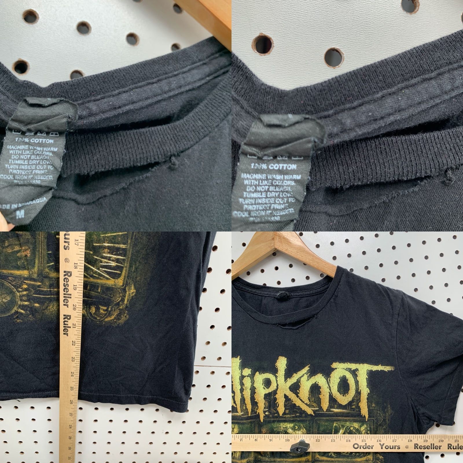 Gildan Slipknot Shirt Summer Tour 2016 Double Sided Concert Black Medium Mens TEE Size US M / EU 48-50 / 2 - 8 Thumbnail