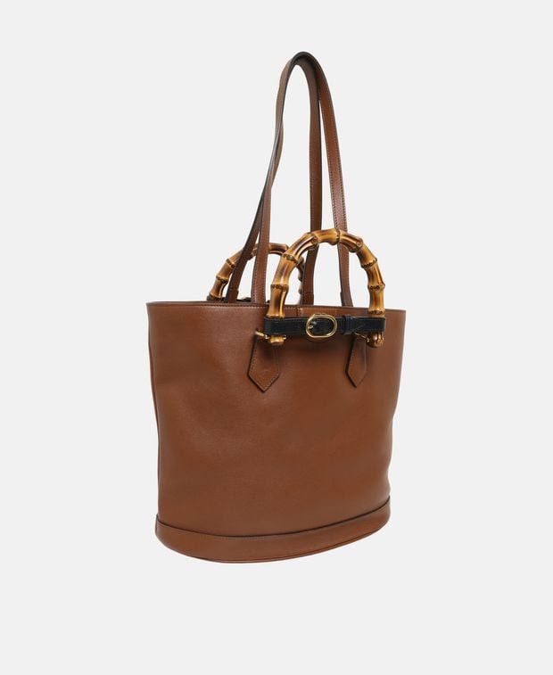 Gucci Leather Handbag in Brown, Women's