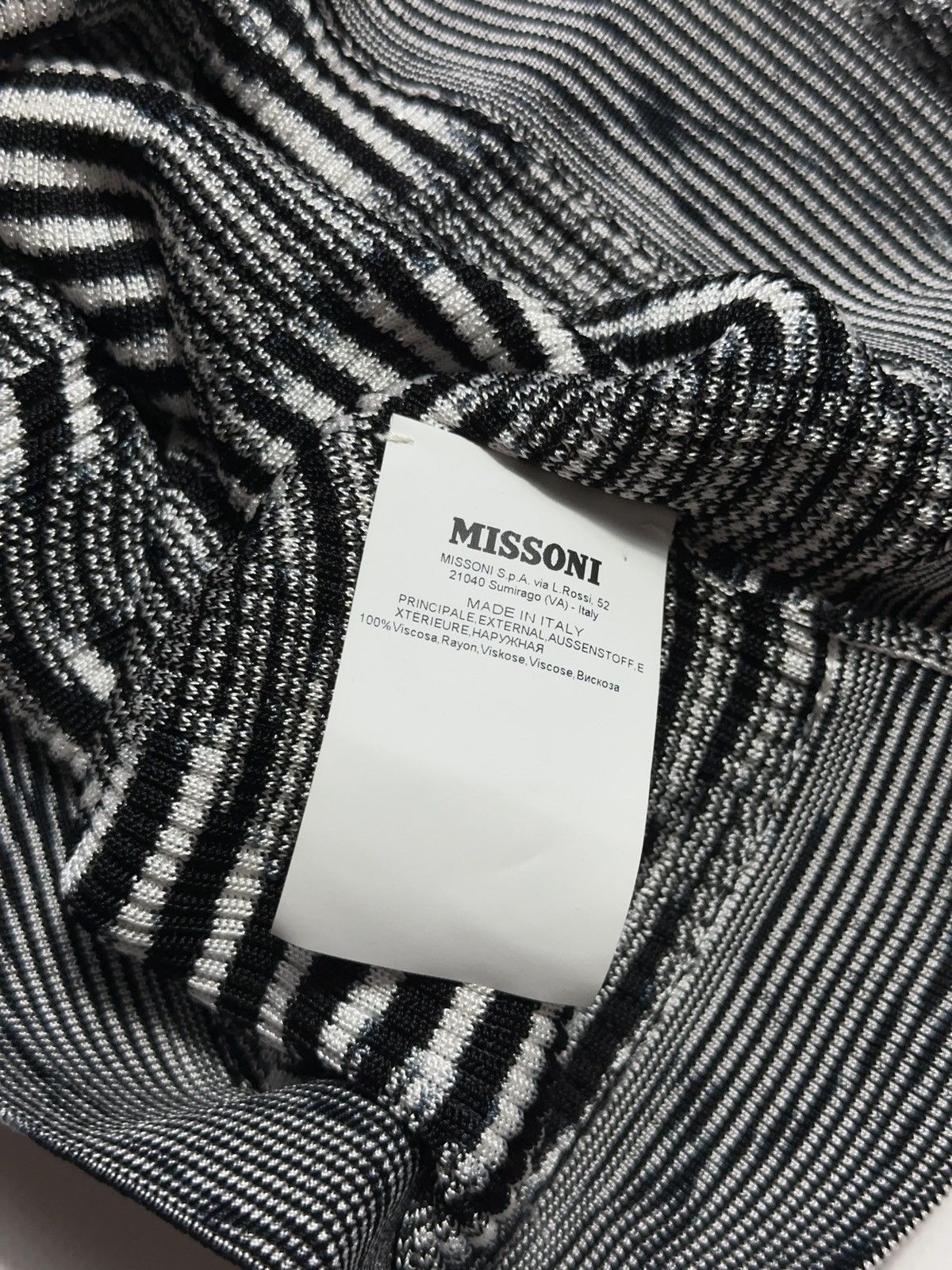 Missoni Missoni Viscose Zebra Pattern Stretchy Mesh Top Size M / US 6-8 / IT 42-44 - 5 Thumbnail
