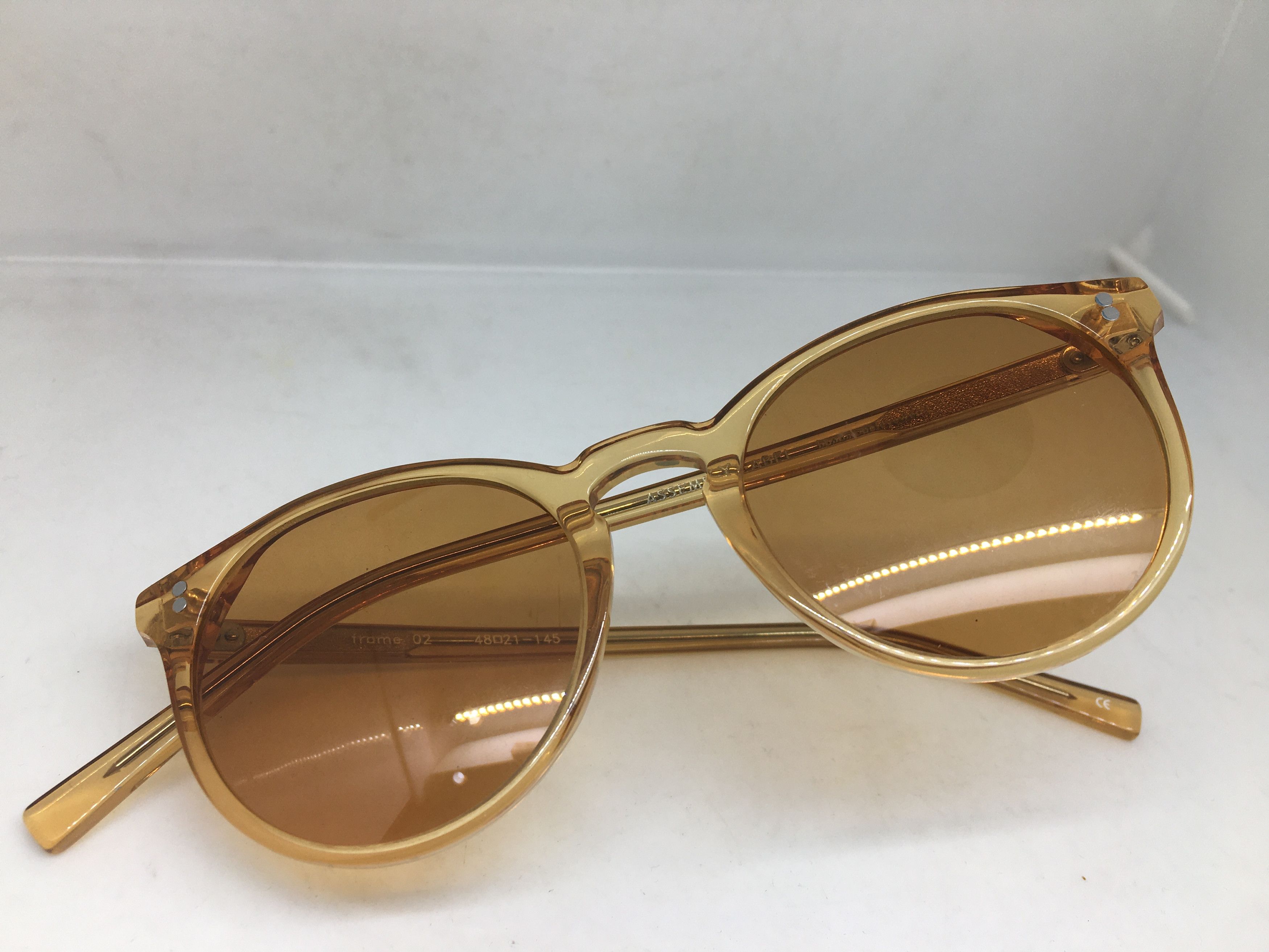Other Handmade Clear Acetate Key Hole Bridge WARHOL Sunglasses Size ONE SIZE - 7 Thumbnail