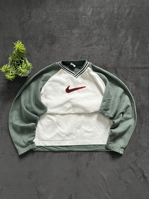 Nike Sweater Nike Vintage Big Central Swoosh Rare 90s Drip Style Grailed — free download