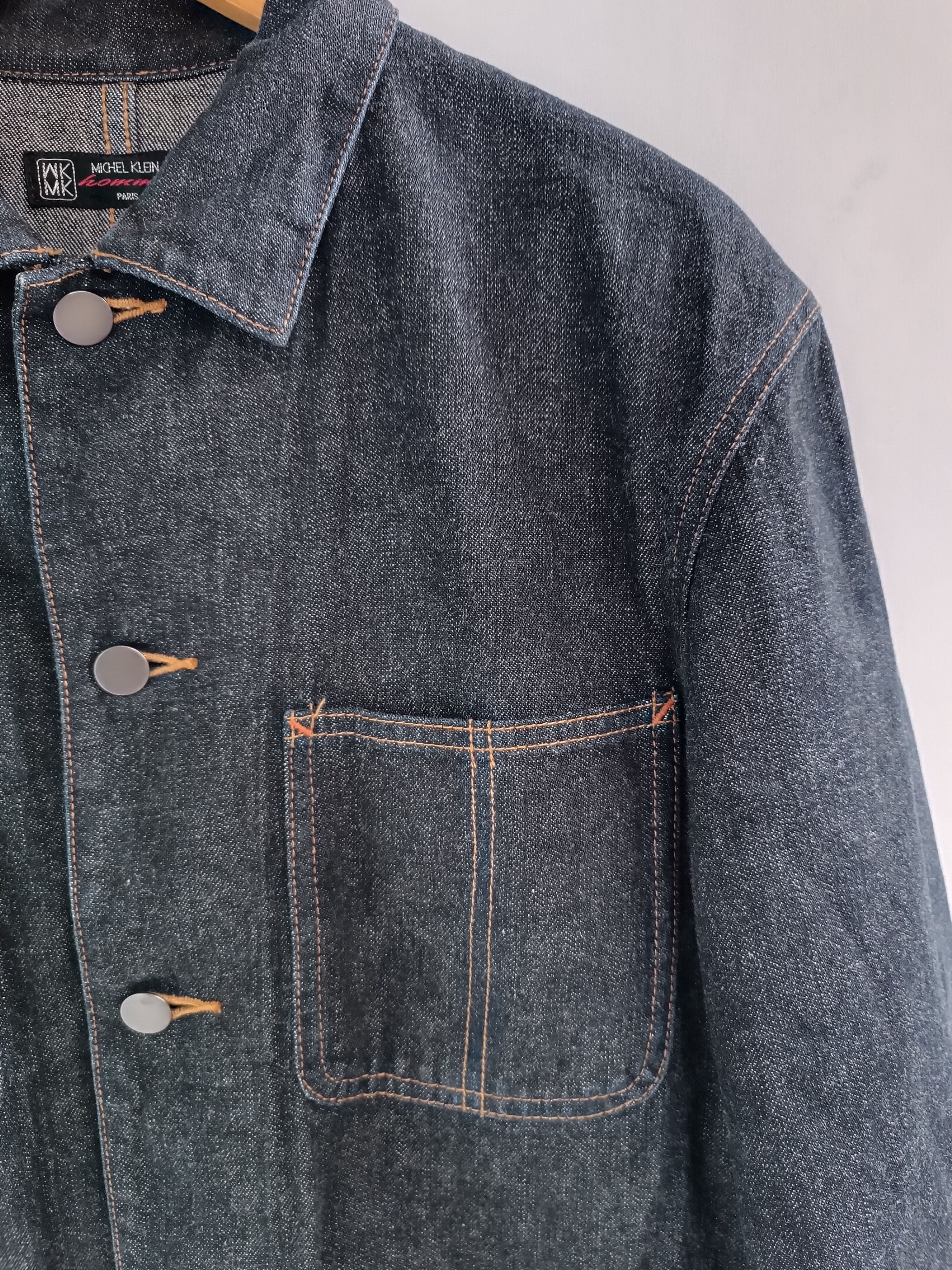 Designer × Michel Klein MICHEL KLIEN DENIM COVERALL JACKET Size US L / EU 52-54 / 3 - 3 Thumbnail
