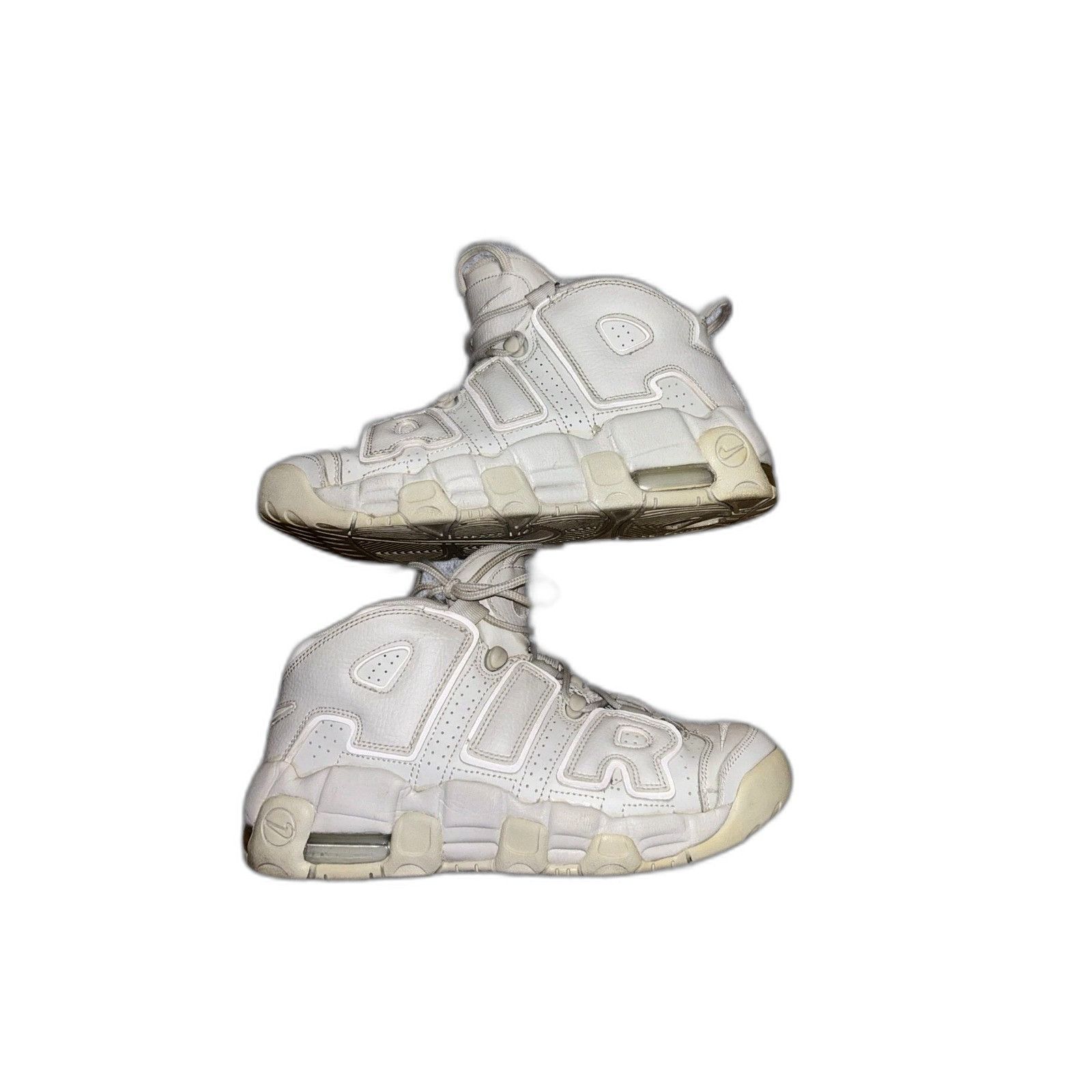Nike Nike Air More Uptempo Light Bone 2017 Mens Youth 6.5 Y White Size US XXS / EU 40 - 4 Thumbnail