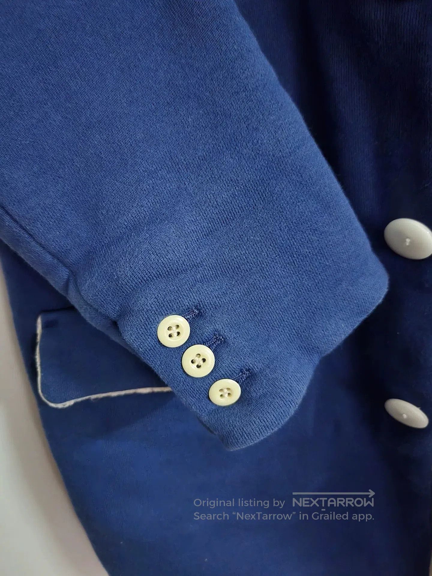 Porter Classic Porter Classic Blue Dyed Lambswool Coat. Size US S / EU 44-46 / 1 - 5 Thumbnail
