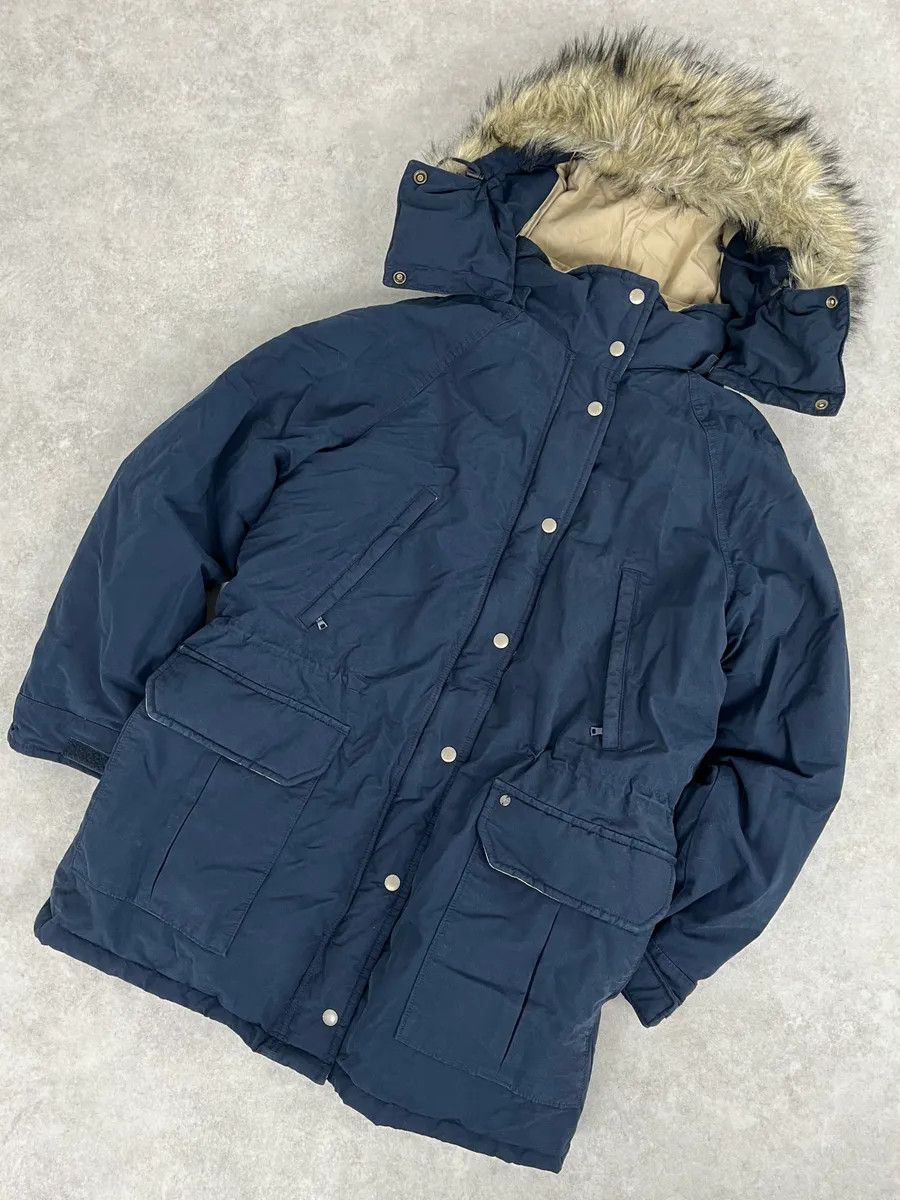 Polo Ralph Lauren 2000s Ralph Lauren Denim & Supply Fur Hood Puffer Parka Navy Jacket Size US M / EU 48-50 / 2 - 5 Thumbnail