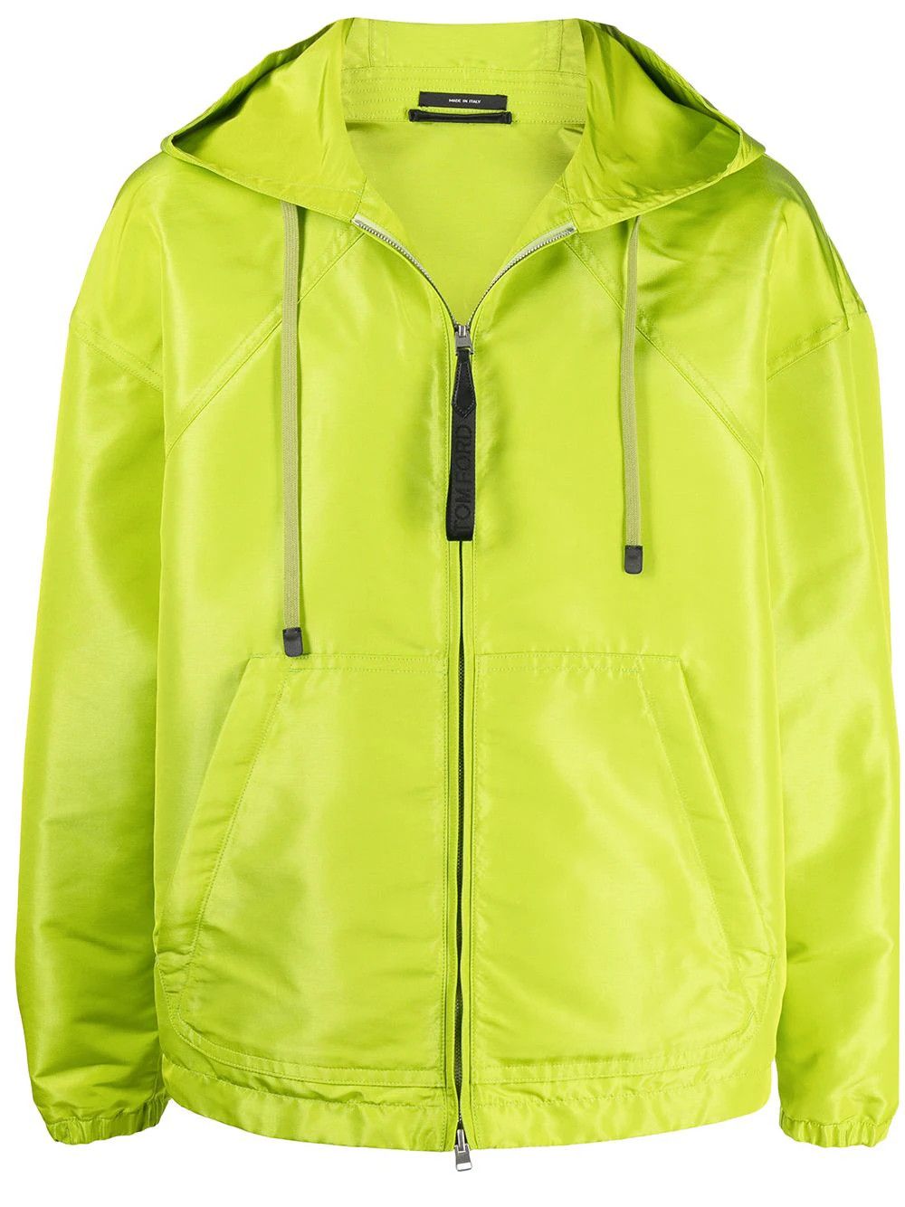 Tom Ford o1loc1c0724 TFO559 Silk Faille Shell Hooded Jacket Size US L / EU 52-54 / 3 - 1 Thumbnail