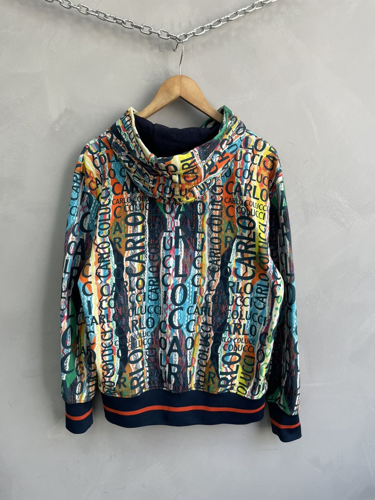 Carlo Colucci Over print carlo colucci hoodie y2k hype japanese Size US M / EU 48-50 / 2 - 7 Thumbnail