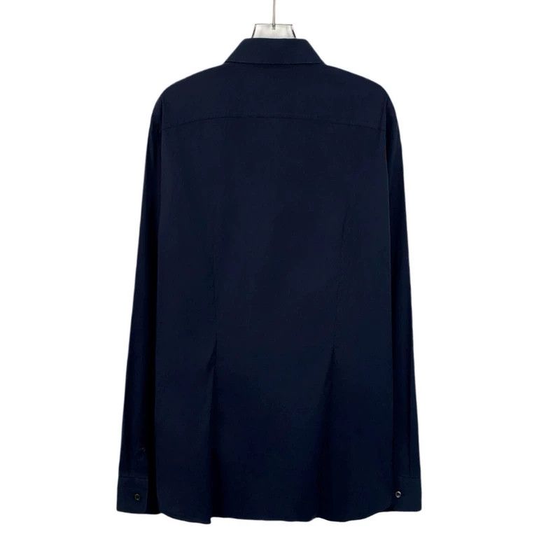 Prada Prada Blue lapel single-breasted long-sleeved shirt 2501-Ne Size US XS / EU 42 / 0 - 2 Thumbnail