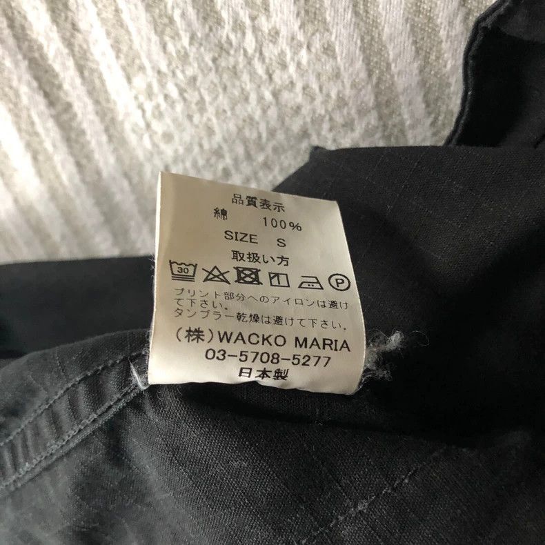 Wacko Maria Wacko Maria Size1 Black Shirt Jacket with Basic Four Pocket Size US M / EU 48-50 / 2 - 2 Thumbnail
