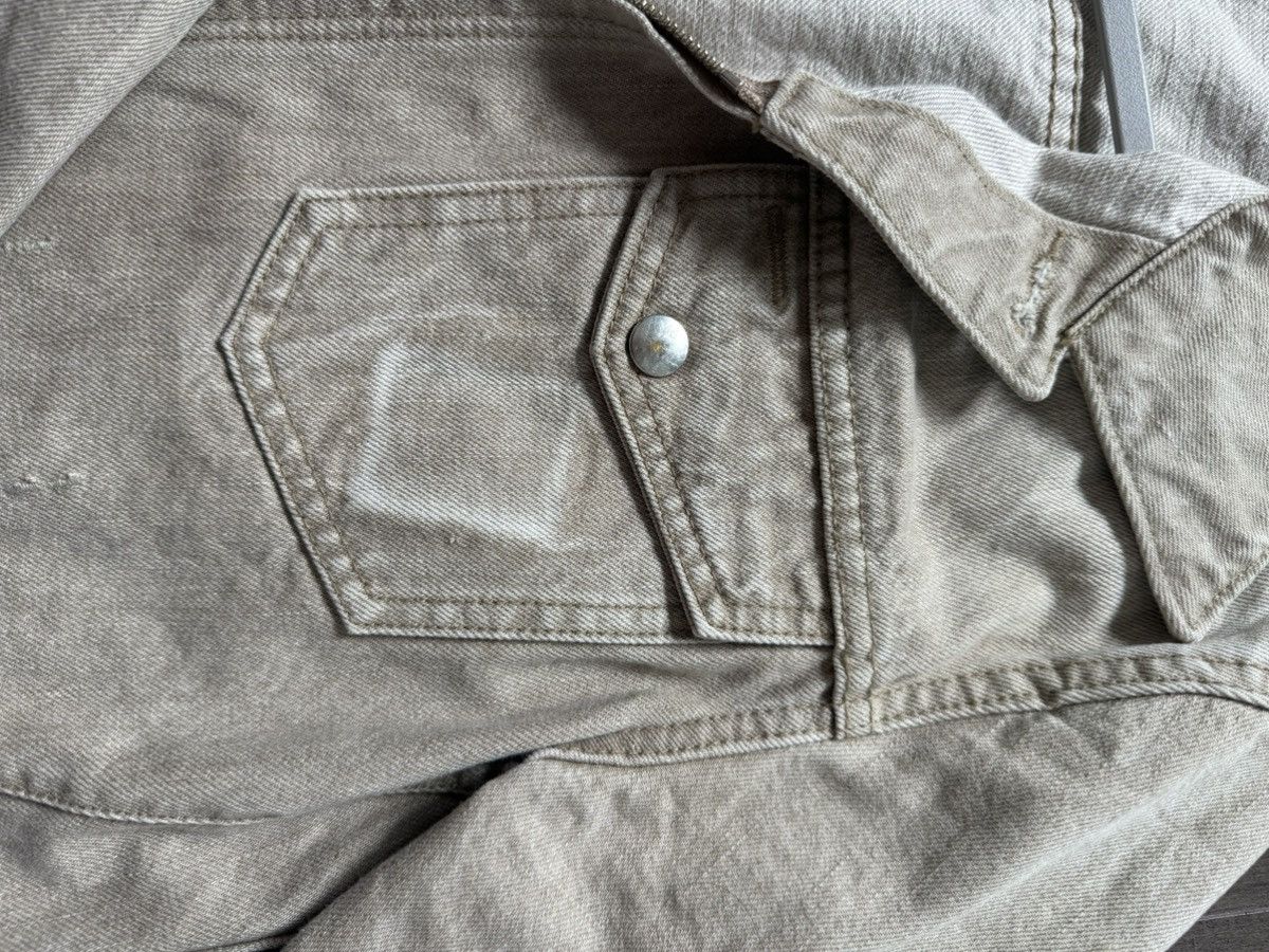 Number (N)ine Number Nine n(n) Beige Denim Jacket Size US M / EU 48-50 / 2 - 3 Thumbnail