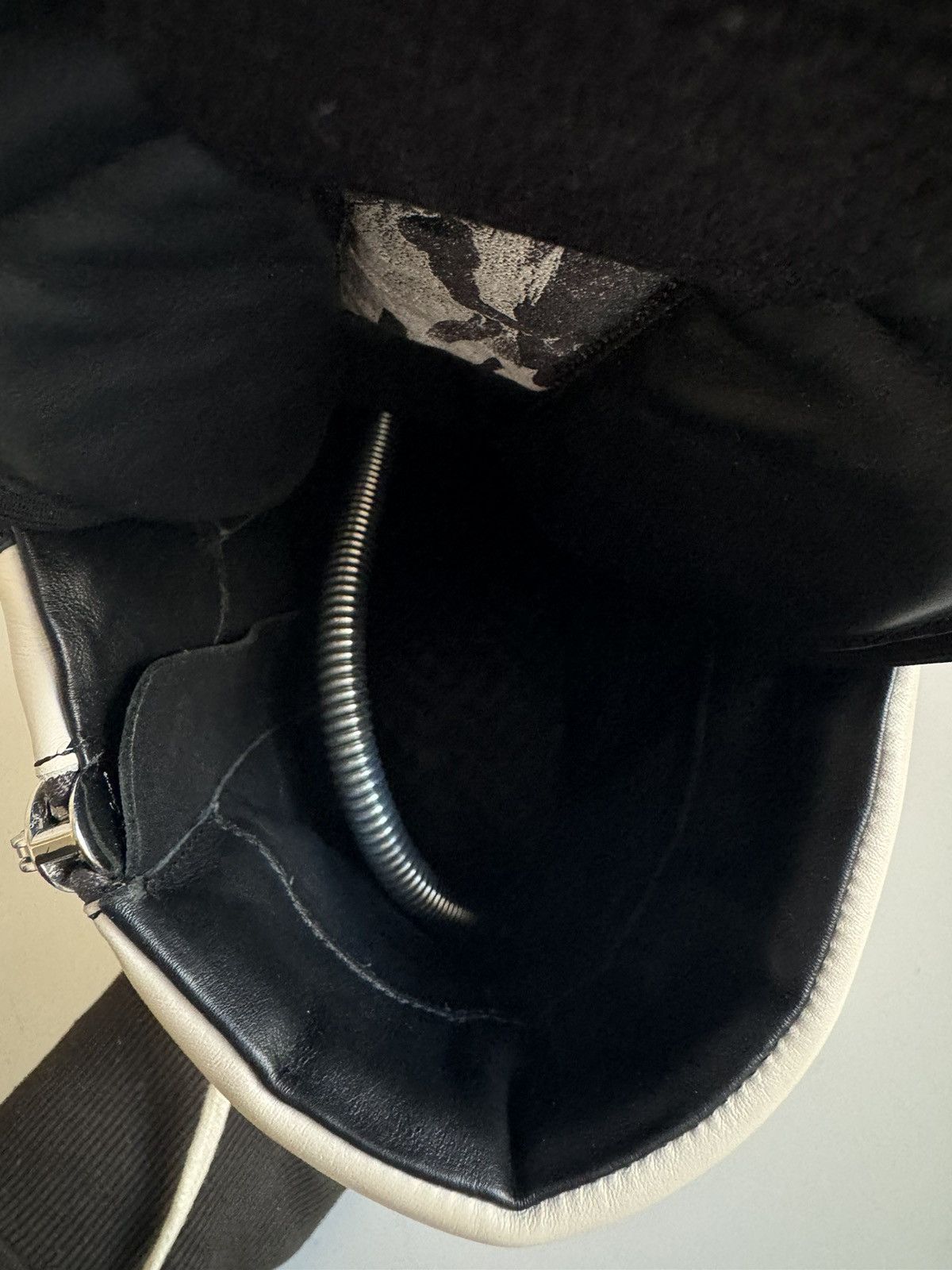 Rick Owens × Rick Owens Drkshdw Rick Owens Milk/Black Geobaskets Size US 9 / EU 42 - 8 Thumbnail