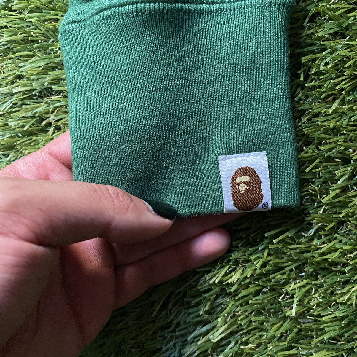 Bape A Bathing Ape College Hoodie Pullover Olivedrab Green Size US S / EU 44-46 / 1 - 4 Thumbnail