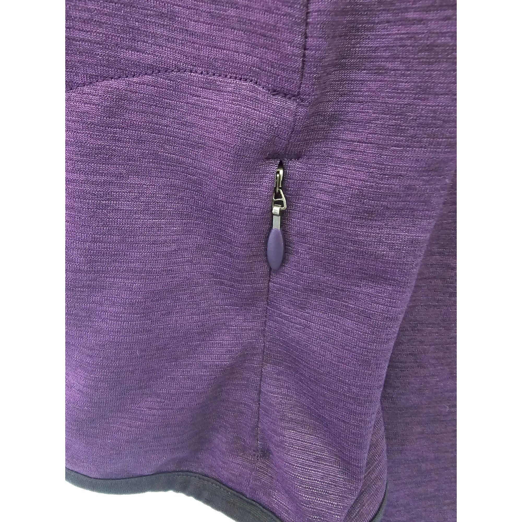 Under Armour Under Armour Women's Fitted 1/4 Zip Pullover Size M Purple Size M / US 6-8 / IT 42-44 - 5 Thumbnail