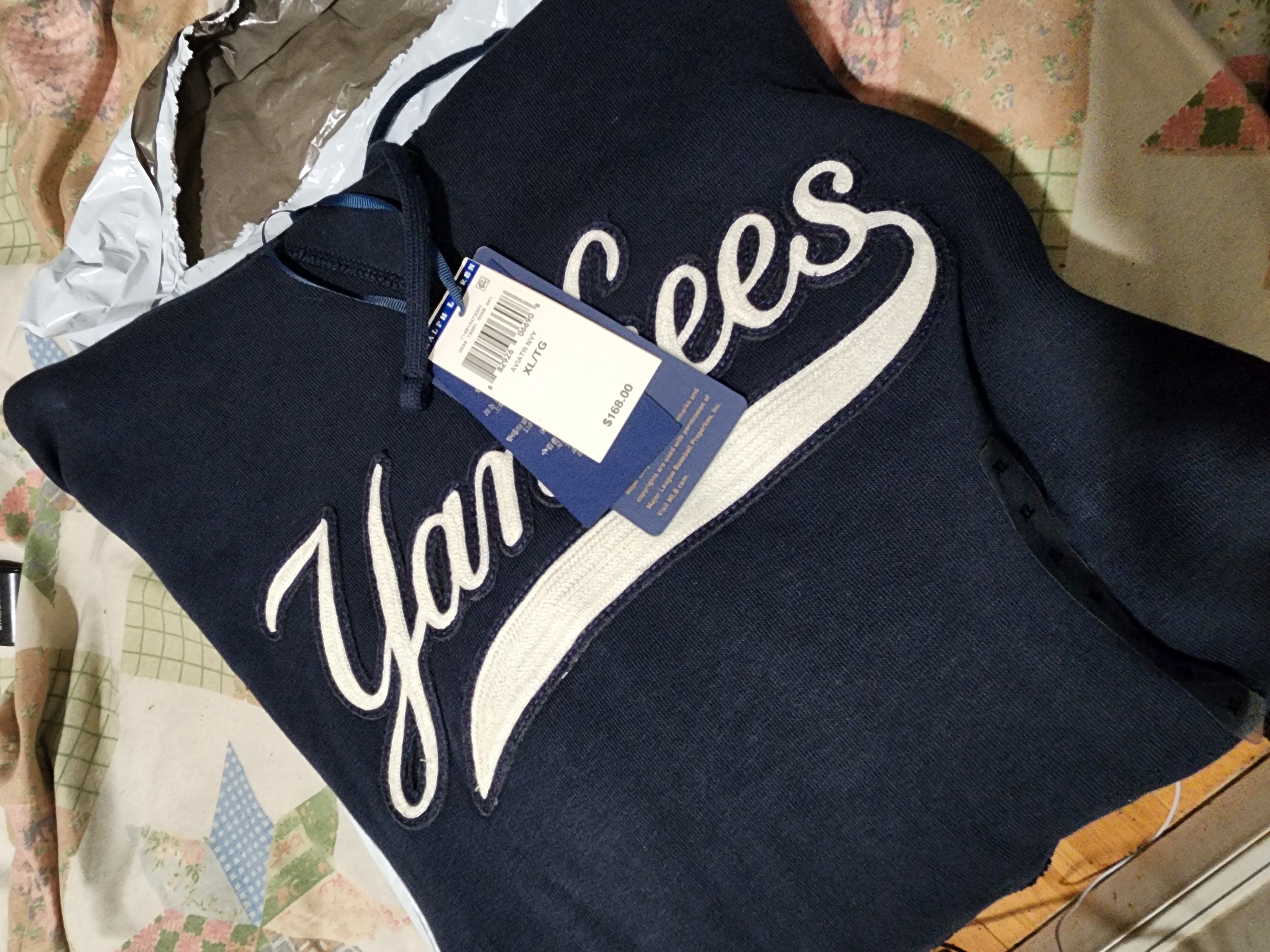 Polo Ralph Lauren Men Polo Yankees hoodie sweater sz XL Size US XL / EU 56 / 4 - 5 Thumbnail