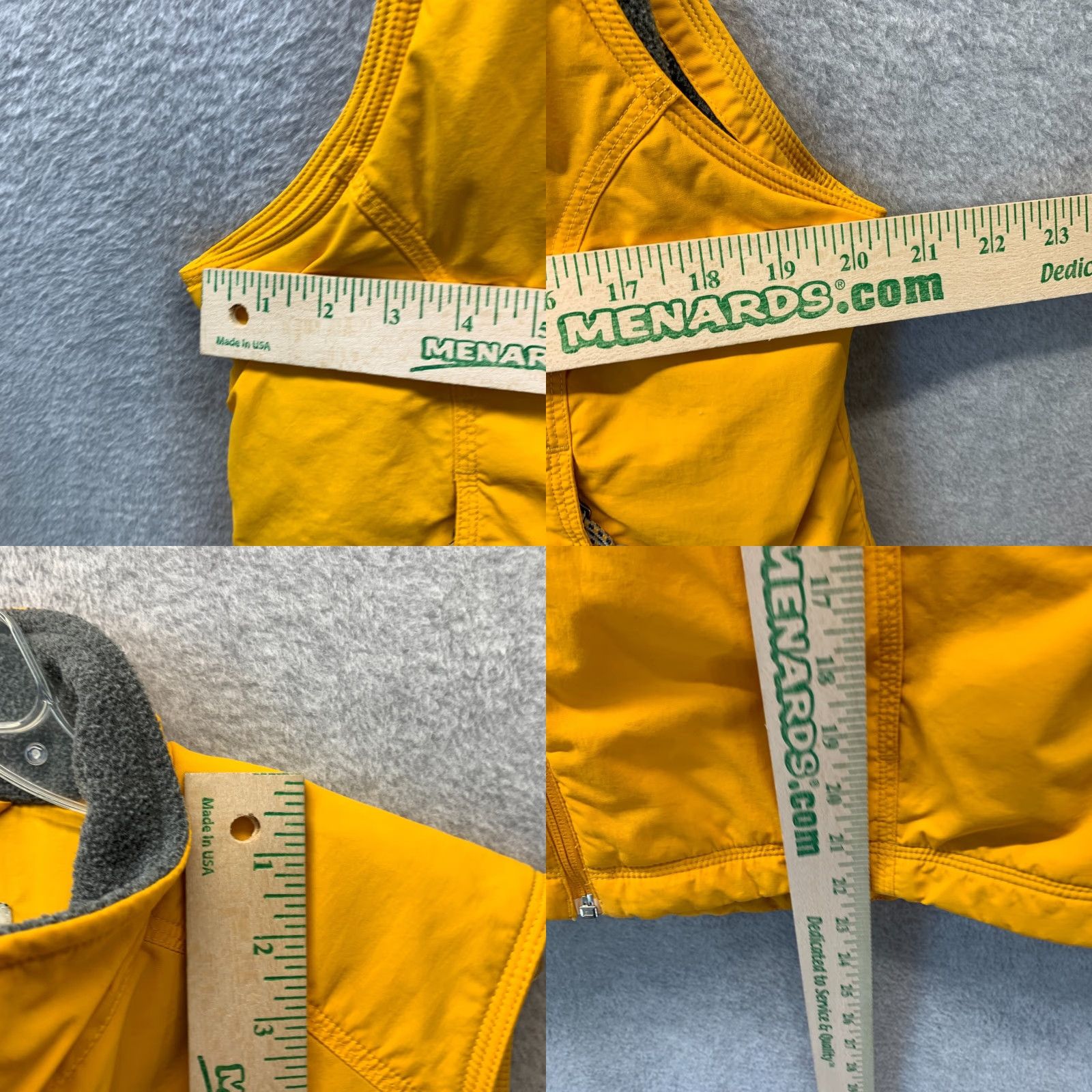 Vintage VINTAGE L.L.Bean Vest Womens Large Gold Yellow Zip Up Nylon Fleece Lined Ladies Size L / US 10 / IT 46 - 9 Thumbnail