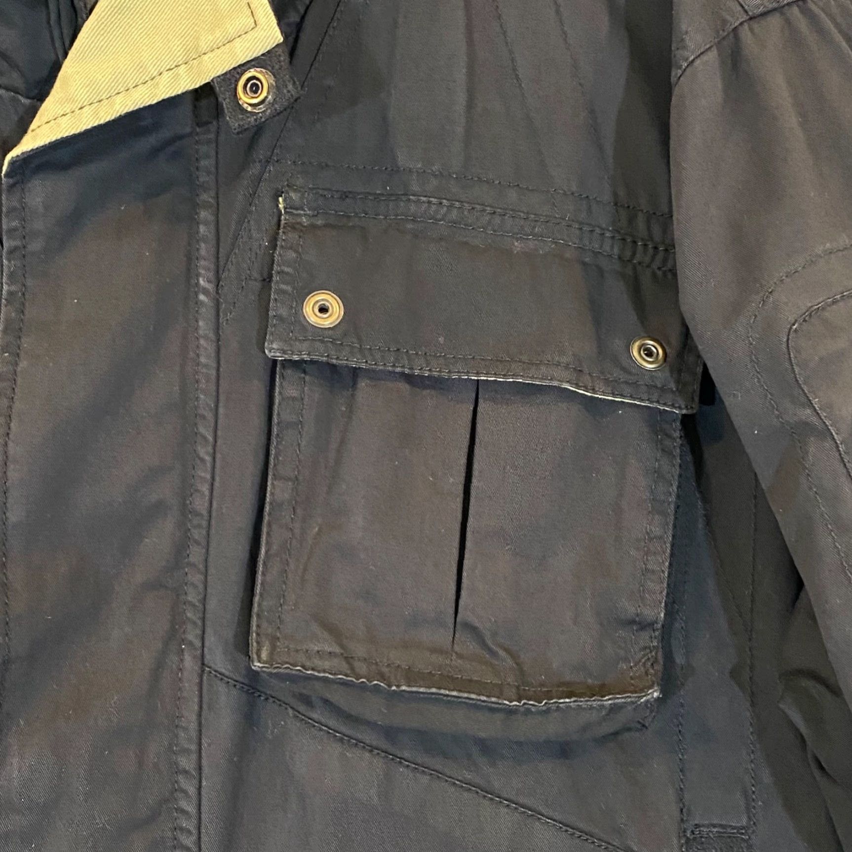 Carbon2Cobalt Carbon 2 Cobalt Jacket XL Black Chore Barn Military Utility Pockets Heavy Mens Size US XL / EU 56 / 4 - 5 Thumbnail