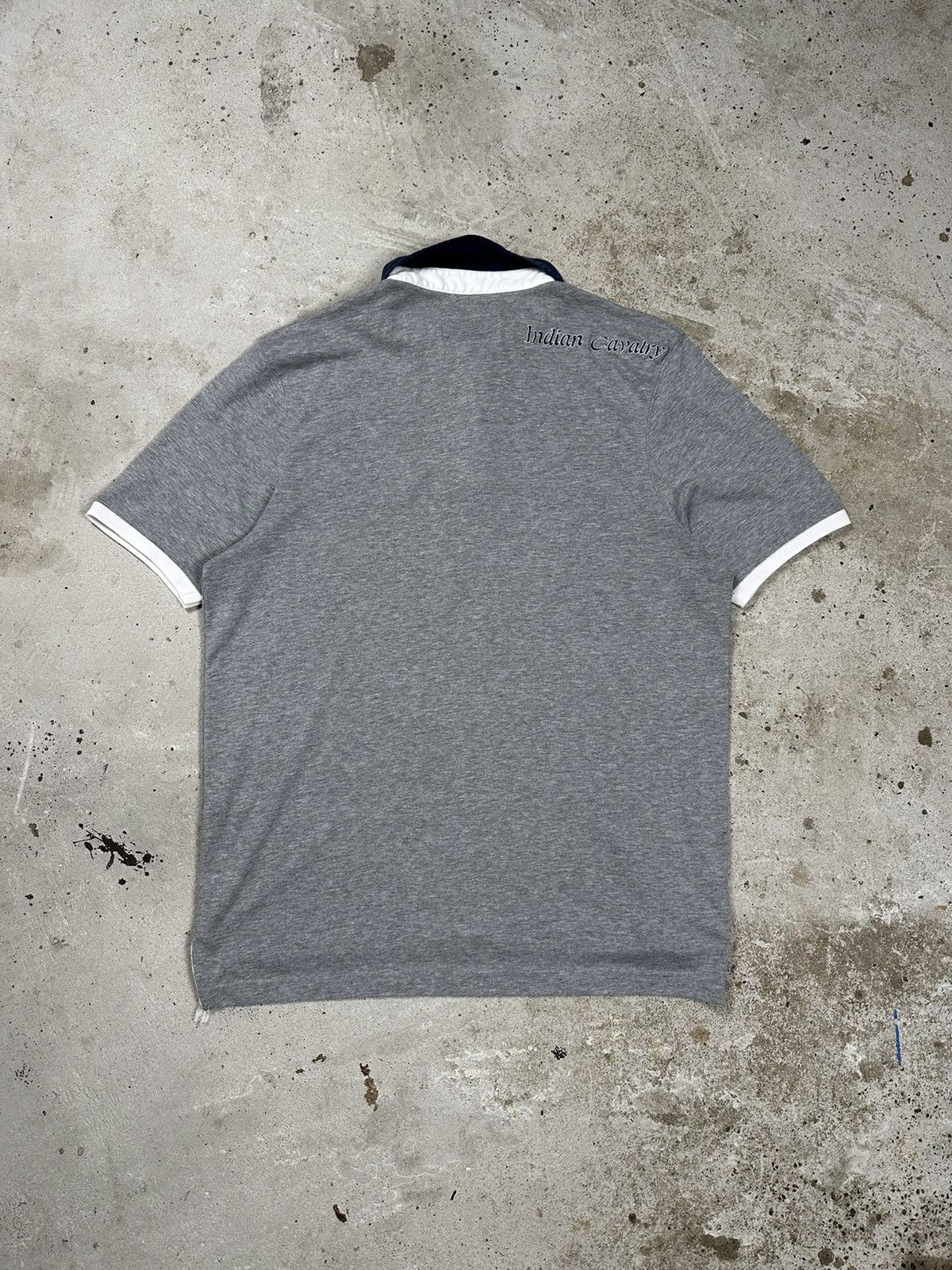 La Martina Vintage y2k La Martina Indian Cavalry Argentina Grey Polo Size US XL / EU 56 / 4 - 2 Thumbnail