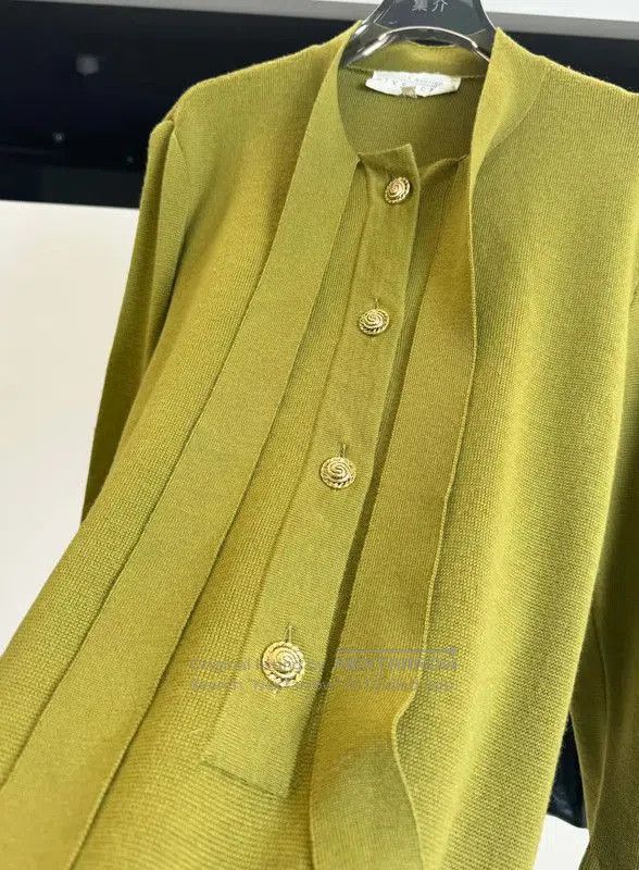 Givenchy Givenchy Green Wool Women's Dress . Size XXS / US 00 / IT 34 - 5 Thumbnail