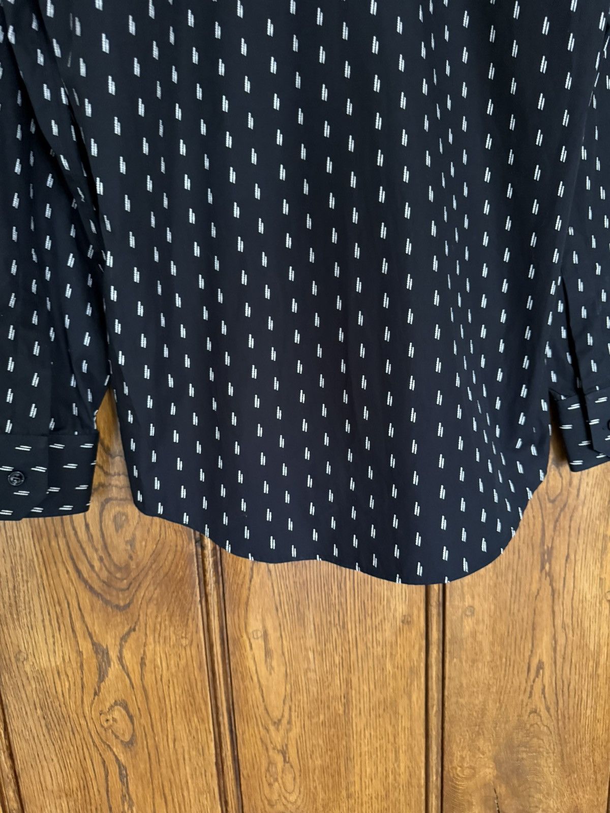 Celine SS19 Grail Celine lines stripe black white shirt Hedi 37 new Size US S / EU 44-46 / 1 - 16 Thumbnail