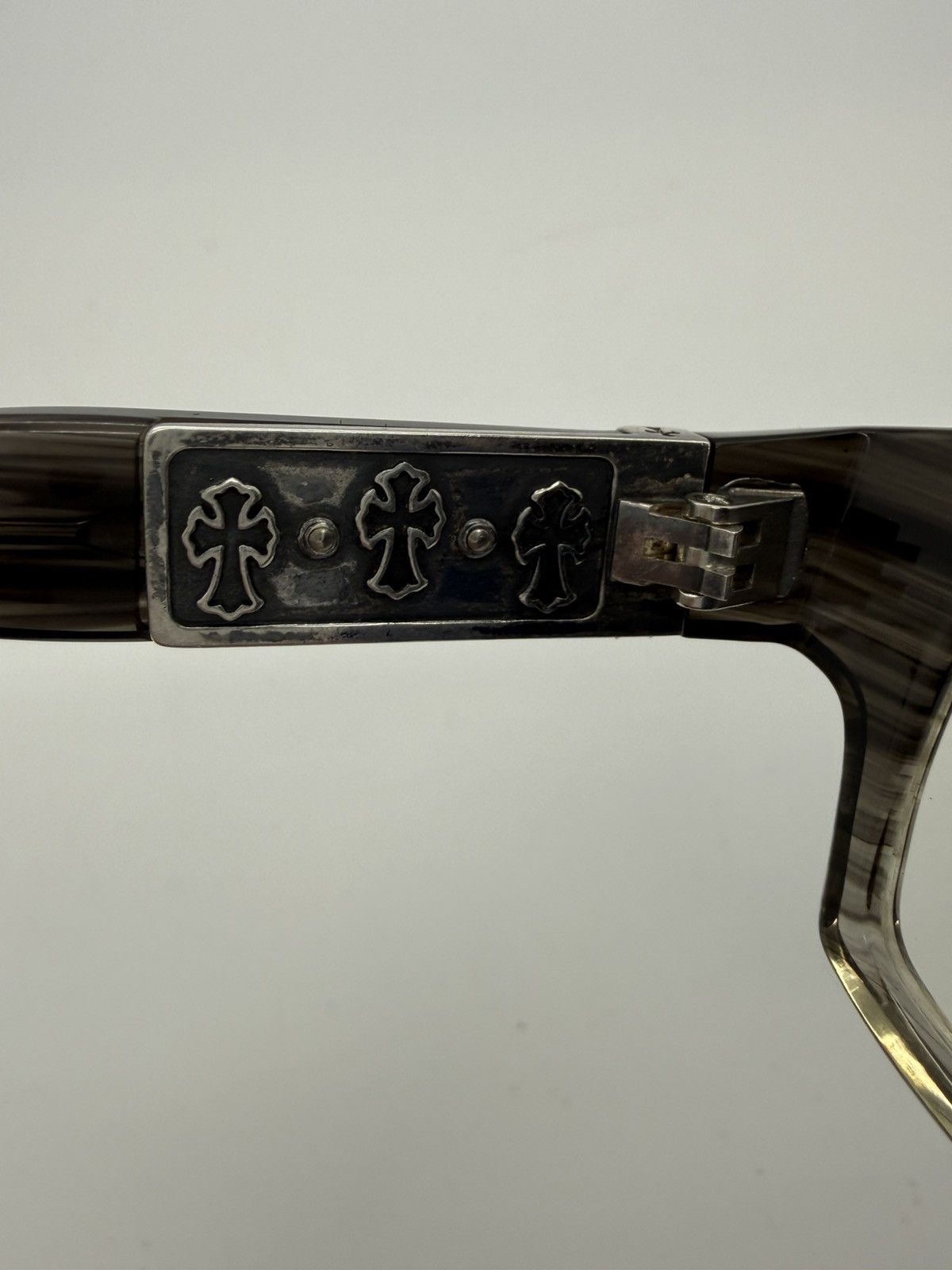 Chrome Hearts CHROME HEARTS "DISMEMBERED" BKS — .925 Cross Temple Frames Size ONE SIZE - 8 Thumbnail