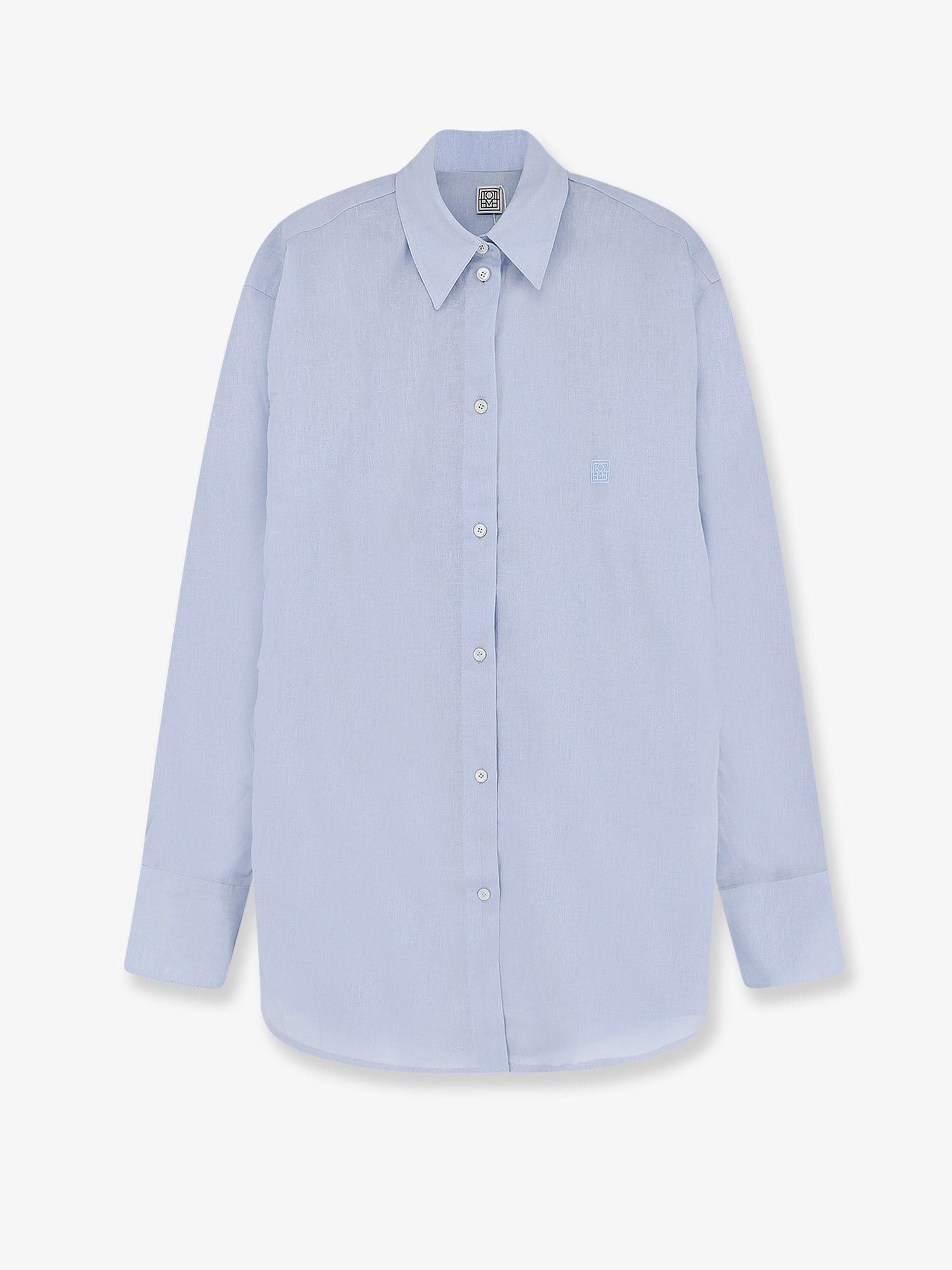 Toteme Cotton And Linen Oversized Summer Shirt Size S / US 4 / IT 40 - 1 Thumbnail