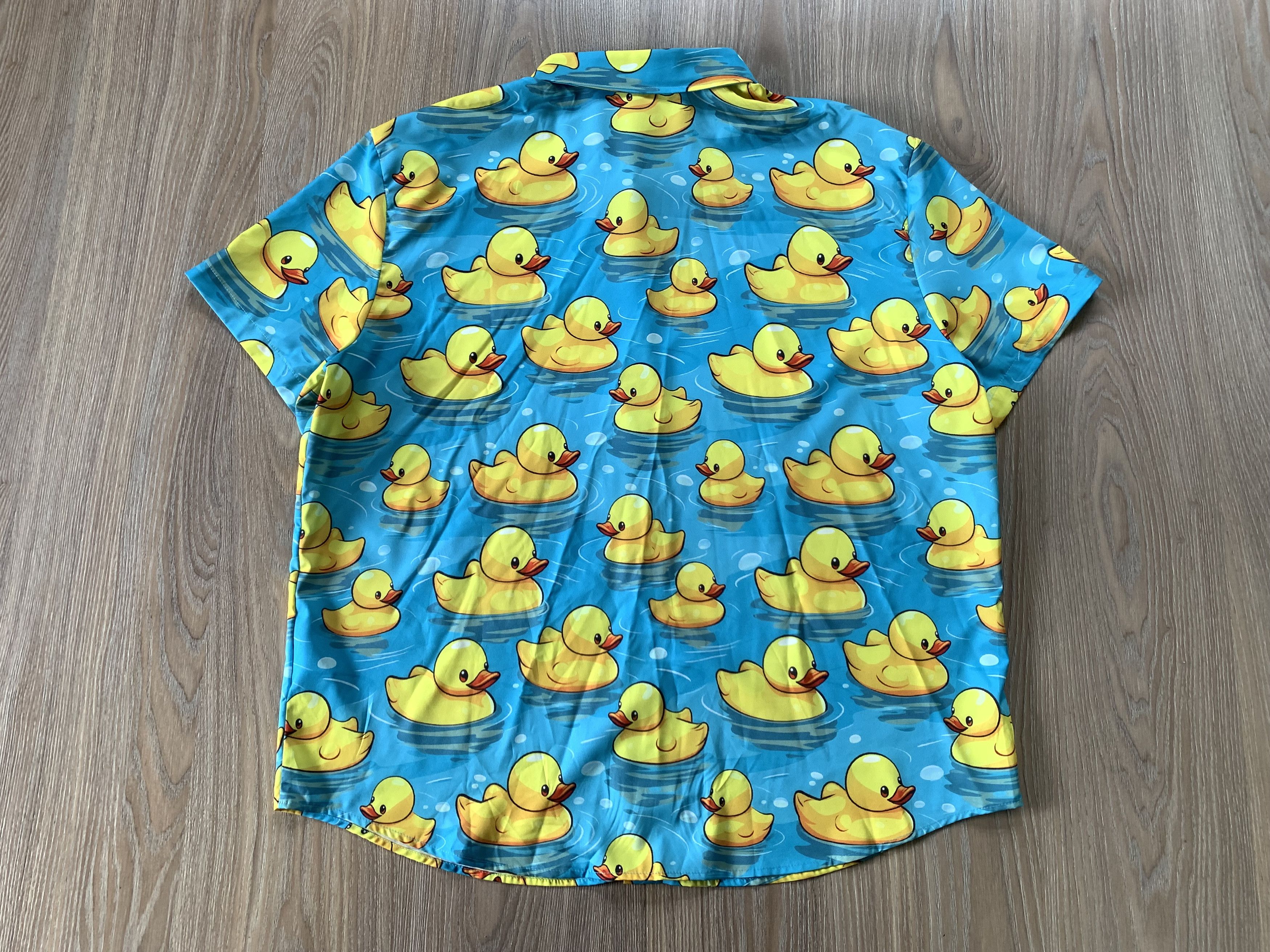 Other Manfinity Men Duck Print Funny Button Short Sleeve Shirt Size US XXL / EU 58 / 5 - 3 Thumbnail