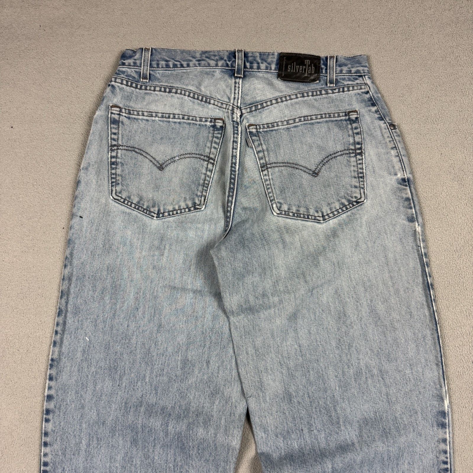 Levi's Vintage Clothing VTG Levi's SilverTab Jeans W33 L34 Paint Splatter Baggy Size US 33 - 15 Thumbnail