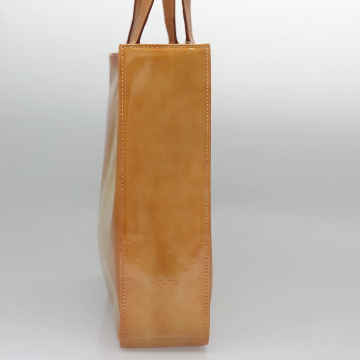 Louis Vuitton LOUIS VUITTON Monogram Vernis Columbus Tote Bag Beige M91023 Size ONE SIZE - 4 Thumbnail