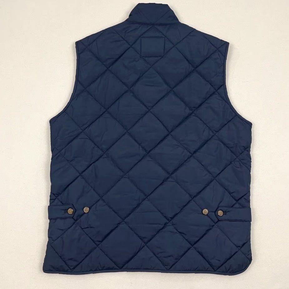 J.Crew J. Crew Walker Vest Mens M Blue Quilted Full Zip Preppy Office Lightweight Layers Shirt Size US M / EU 48-50 / 2 - 3 Thumbnail