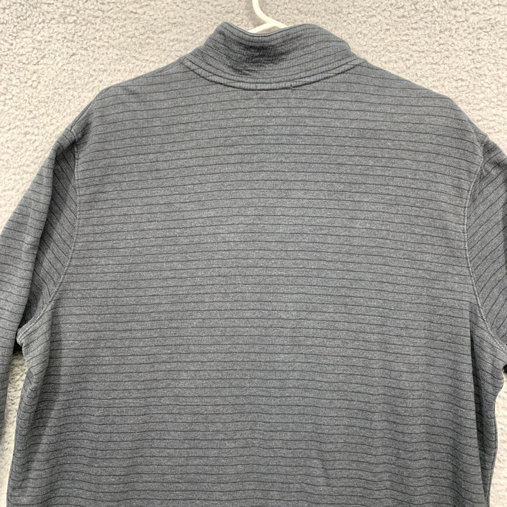 Merona Merona Pullover Shirt Men’s 1/3 Zip XL Gray Stripe Kangaroo Pocket Shirt Mens XL Gray Stripe 1/3 Zip Kangaroo Pocket Merona Pullover Shirt Size US XL / EU 56 / 4 - 5 Thumbnail