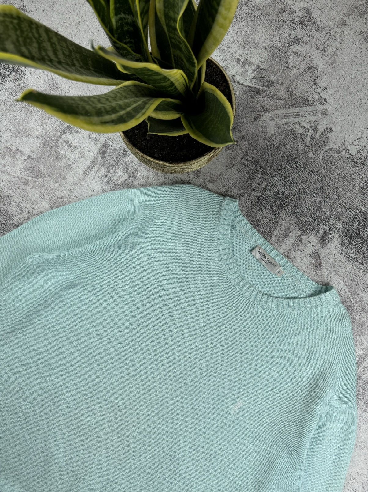 Yves Saint Laurent Vintage 90S Yves Saint Laurent Paris YSL Mint Sweater Size US XL / EU 56 / 4 - 8 Thumbnail