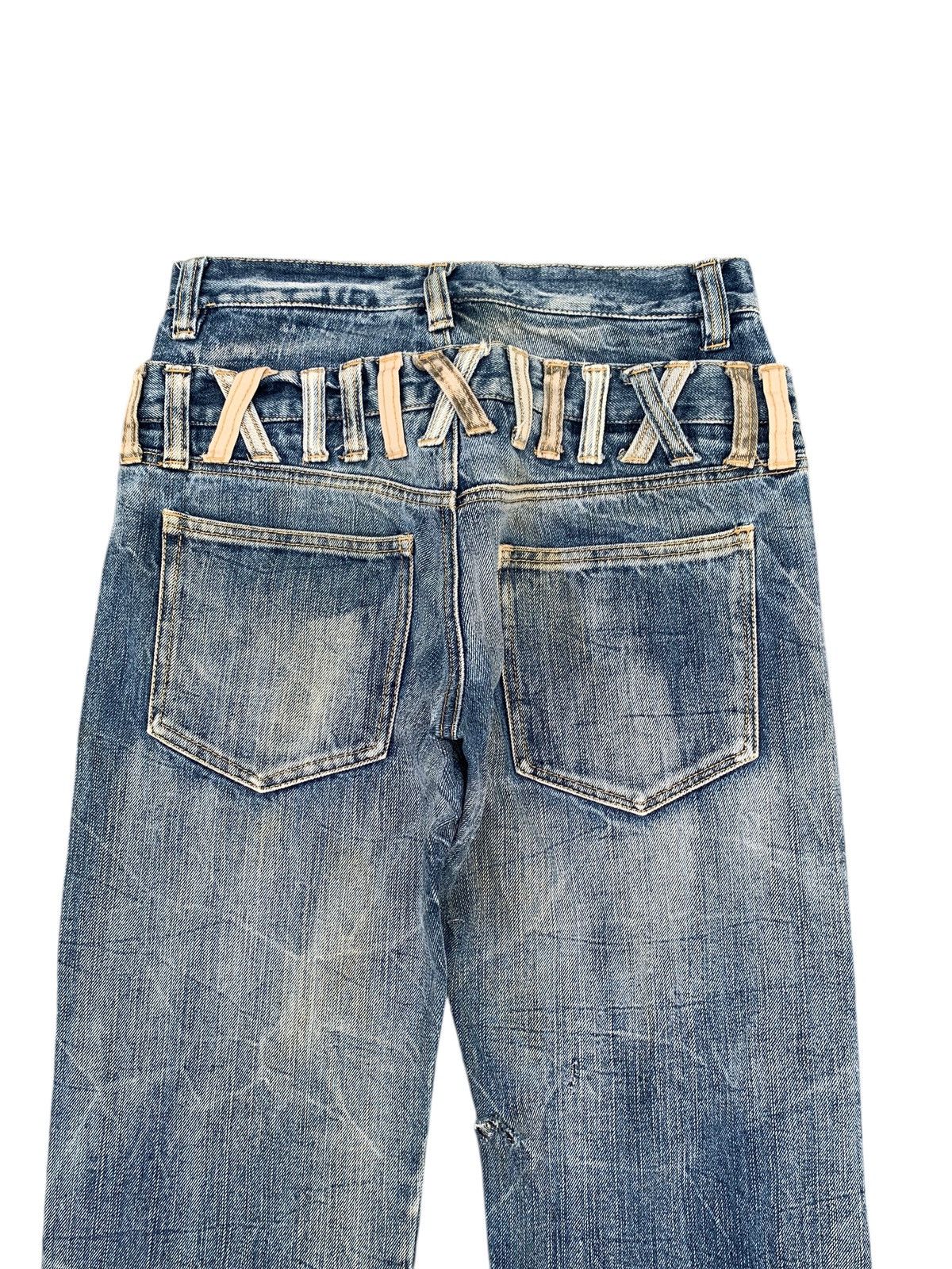 Kapital DOUBLE WAIST MUDMAX RUSTY PUNK JAPANESE DISTRESSED DENIM Size US 28 / EU 44 - 7 Thumbnail