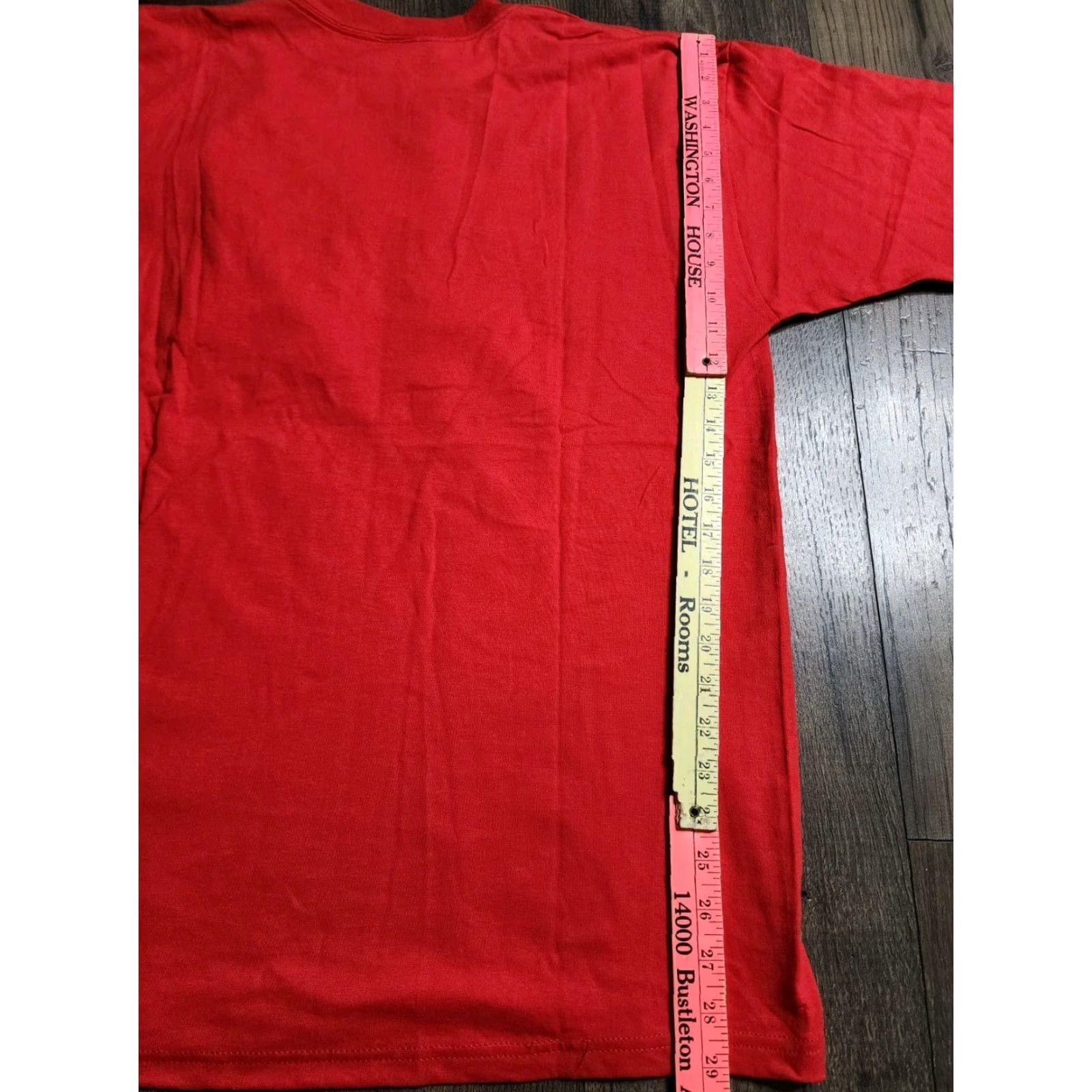 Fruit Of The Loom VINTAGE Fruit of the Loom Dear Santa I've Been Good Light Up T Shirt Mens XL Red 90s Y2K Indie Skater Christmas Lights Works Size US XL / EU 56 / 4 - 2 Thumbnail