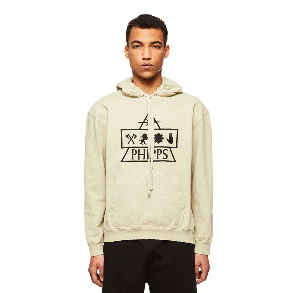 Phipps o1mle0424 Historic Fleece Pyramid Hoodie in Beige Size US M / EU 48-50 / 2 - 3 Thumbnail