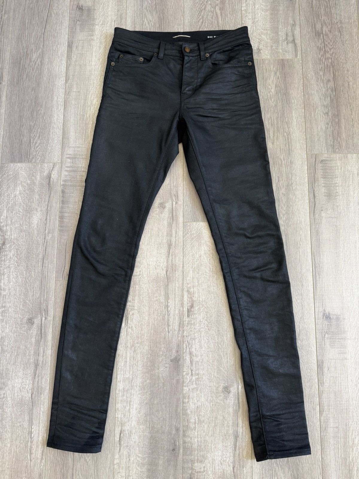Saint Laurent Coated Jeans | Grailed