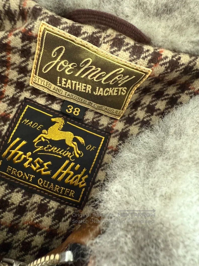The Real McCoy's The Real McCoys Classic brown bear cow horseskin jacket Size US M / EU 48-50 / 2 - 2 Thumbnail