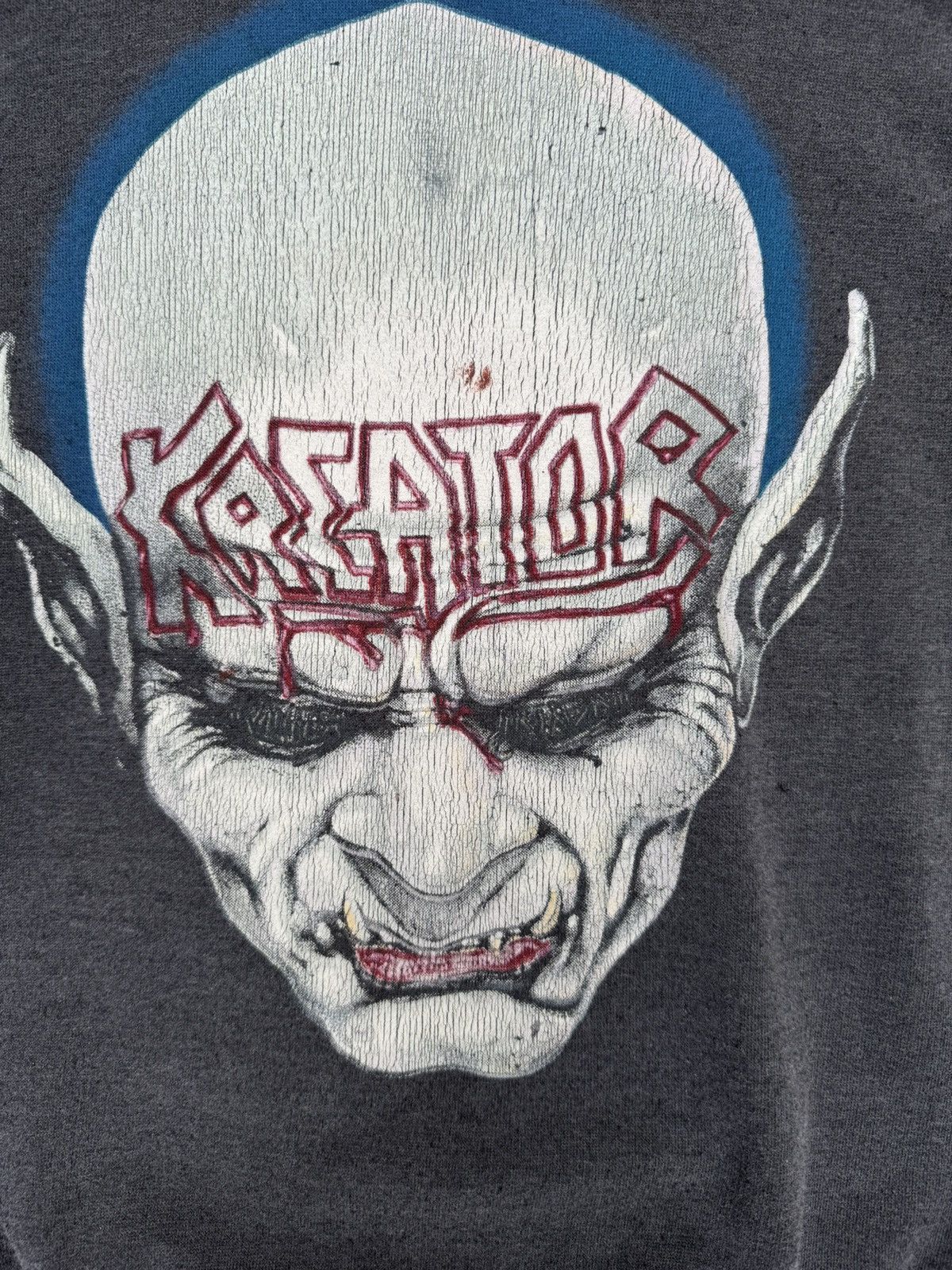 Band Tees Vintage 80s Kreator Sweatshirt Size US L / EU 52-54 / 3 - 3 Thumbnail