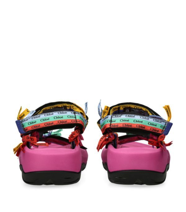 Chloe o1loc1c1024 Chloe X Teva Flat Sandal in Multicolor/Pink Size US 10 / IT 40 - 4 Thumbnail