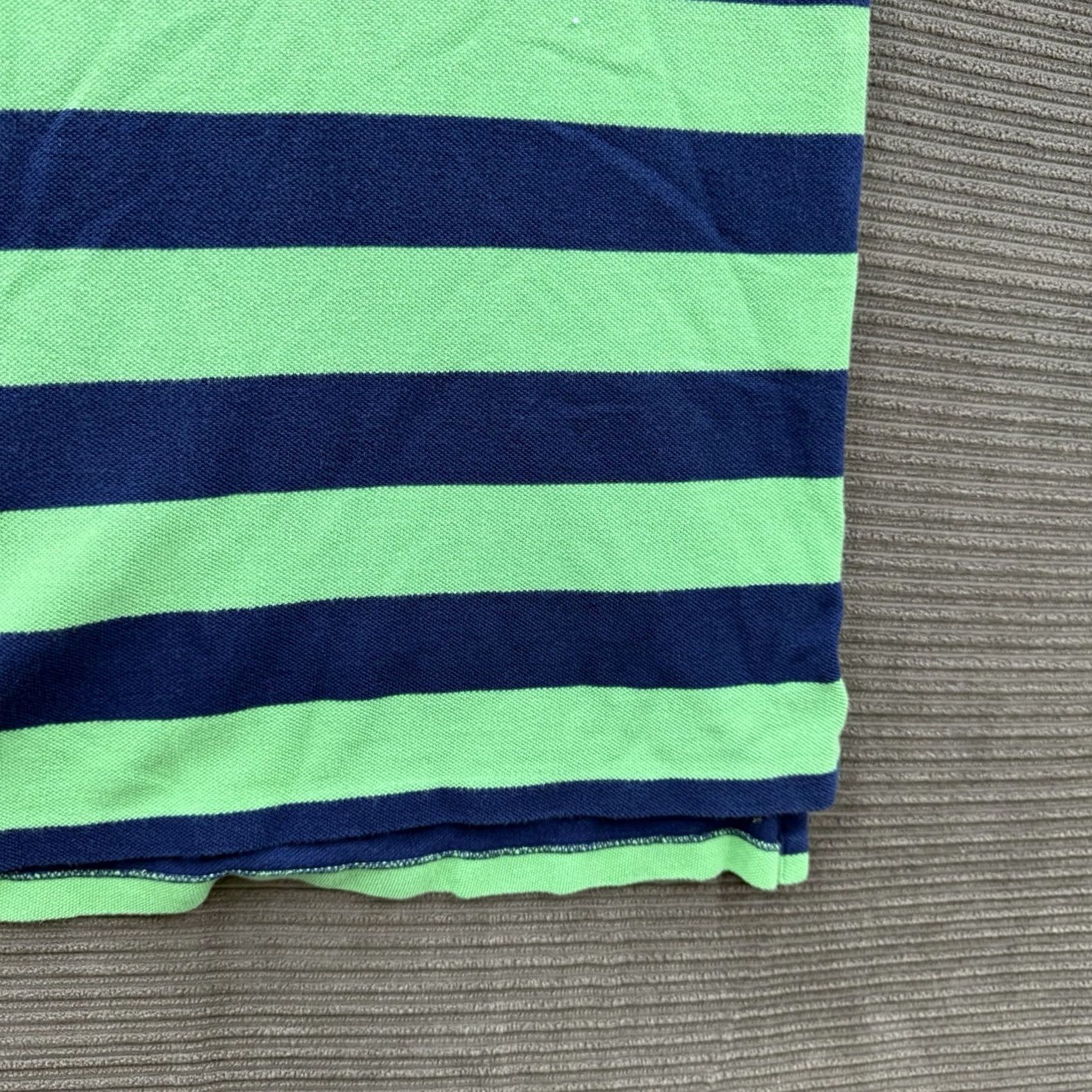 Ralph Lauren Polo Ralph Lauren Polo Shirt Men Medium Green Striped Crest Logo Preppy. Size US M / EU 48-50 / 2 - 7 Thumbnail